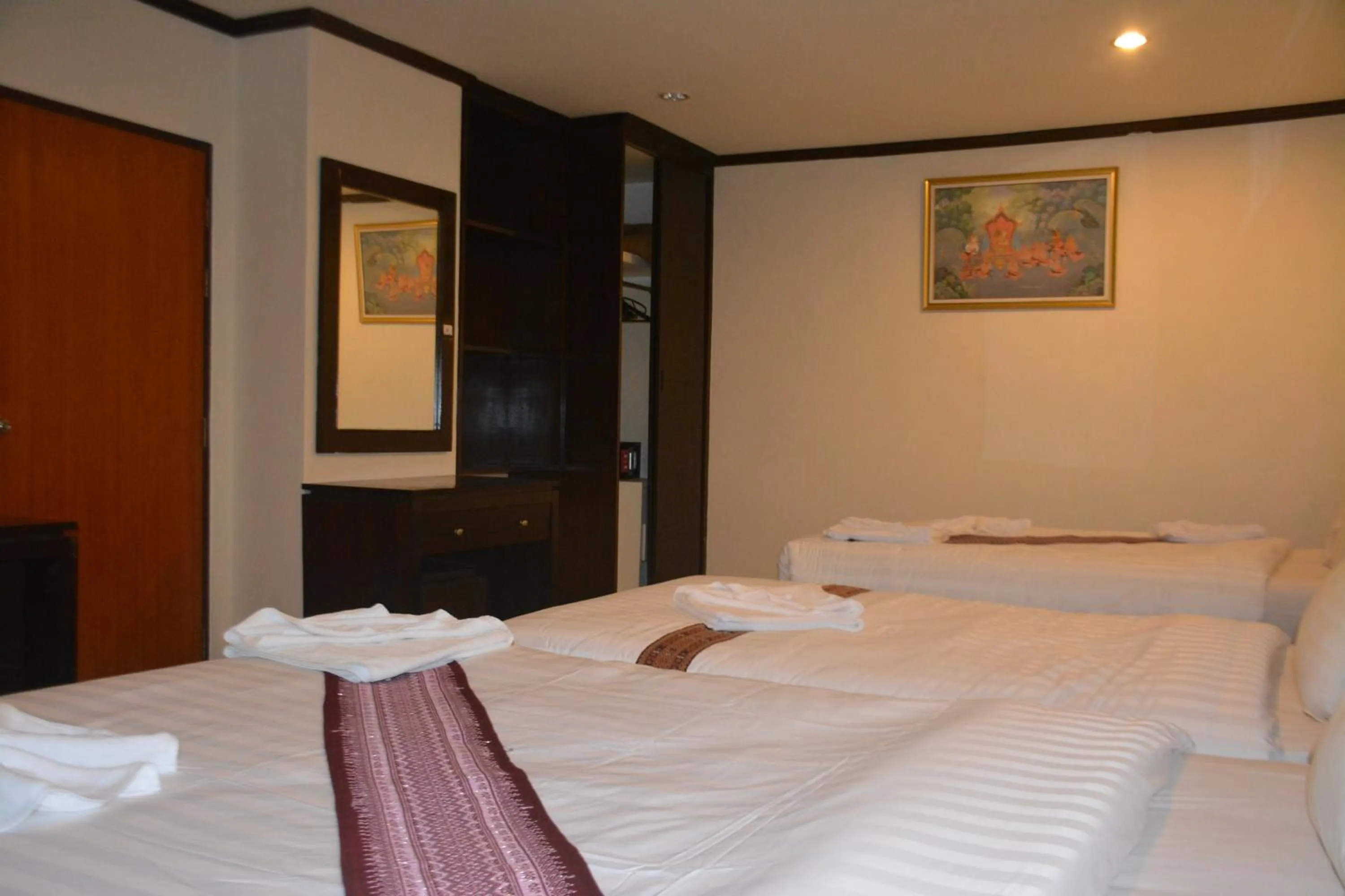 Bed in Patong Moon Inn Residence