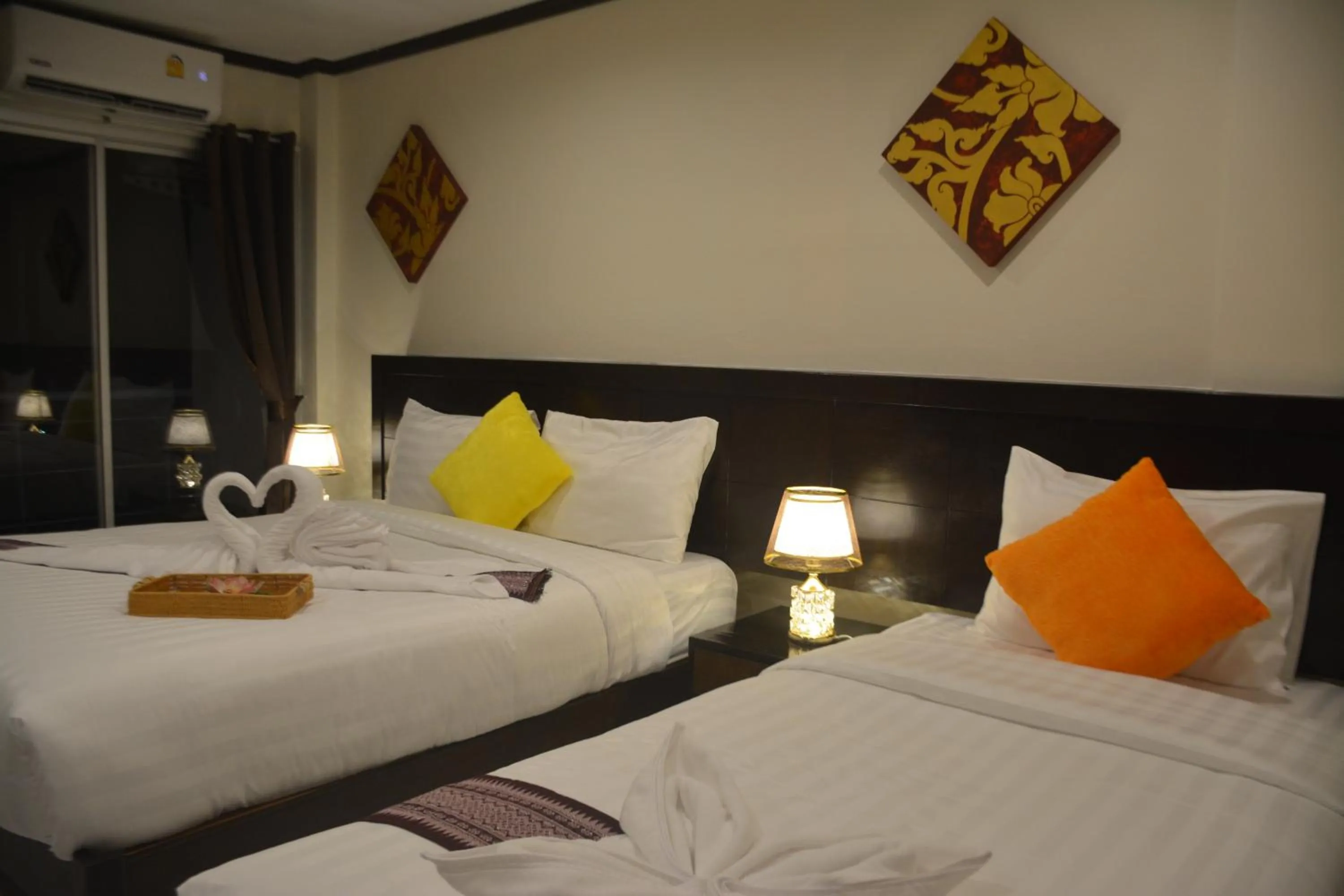 Bed in Patong Moon Inn Residence