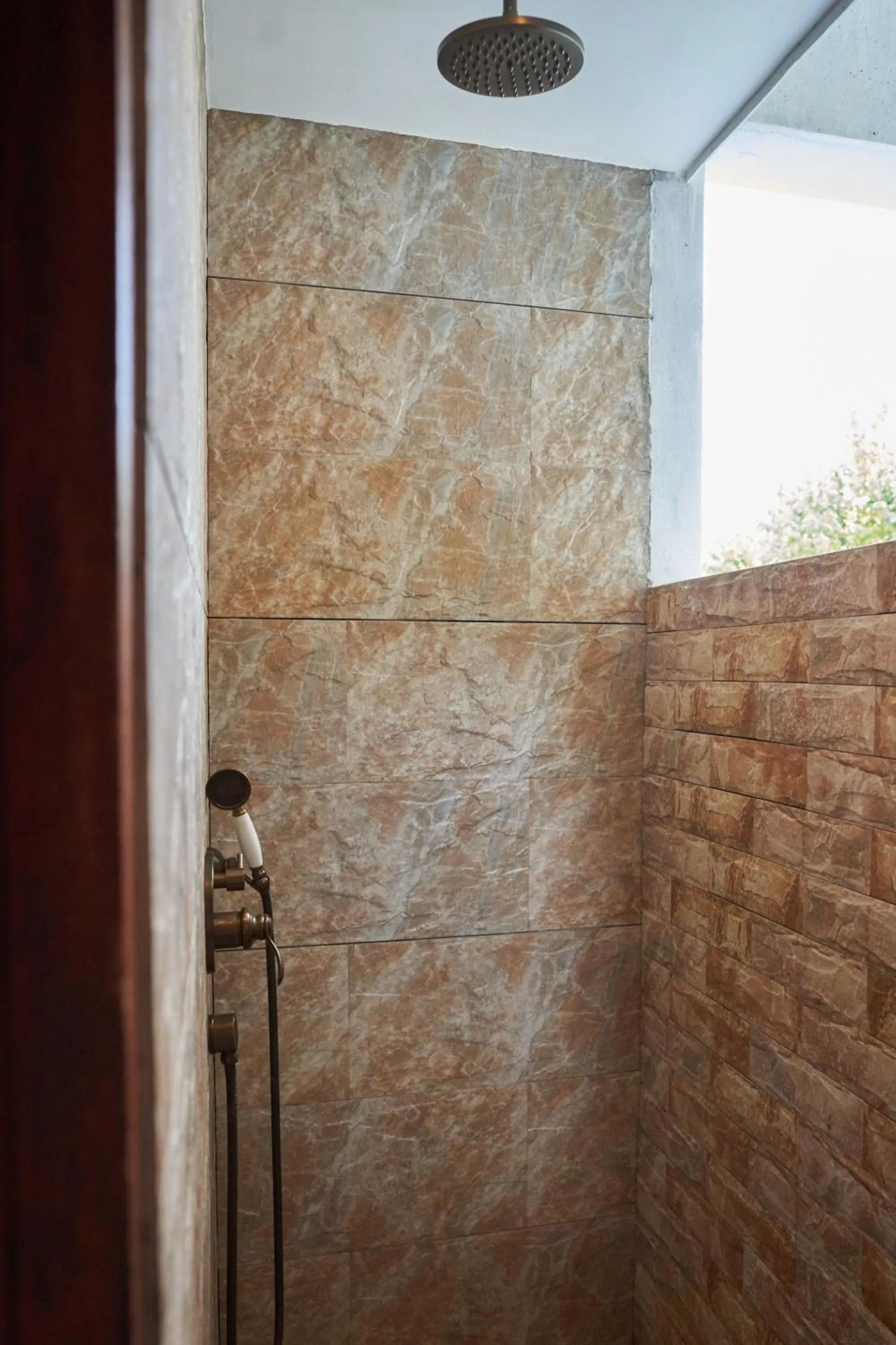 Shower in West Sands