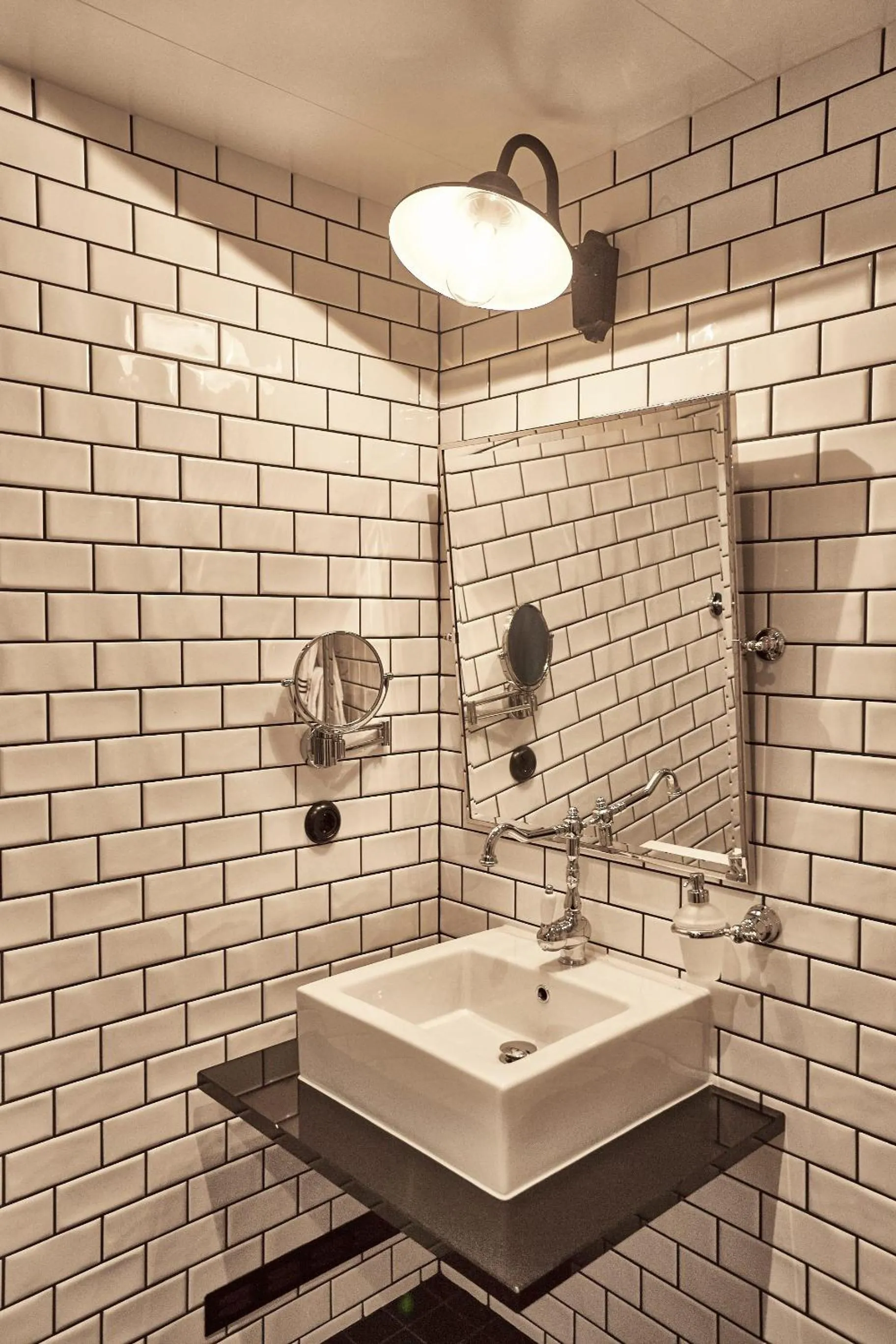Bathroom in Steam Hotel