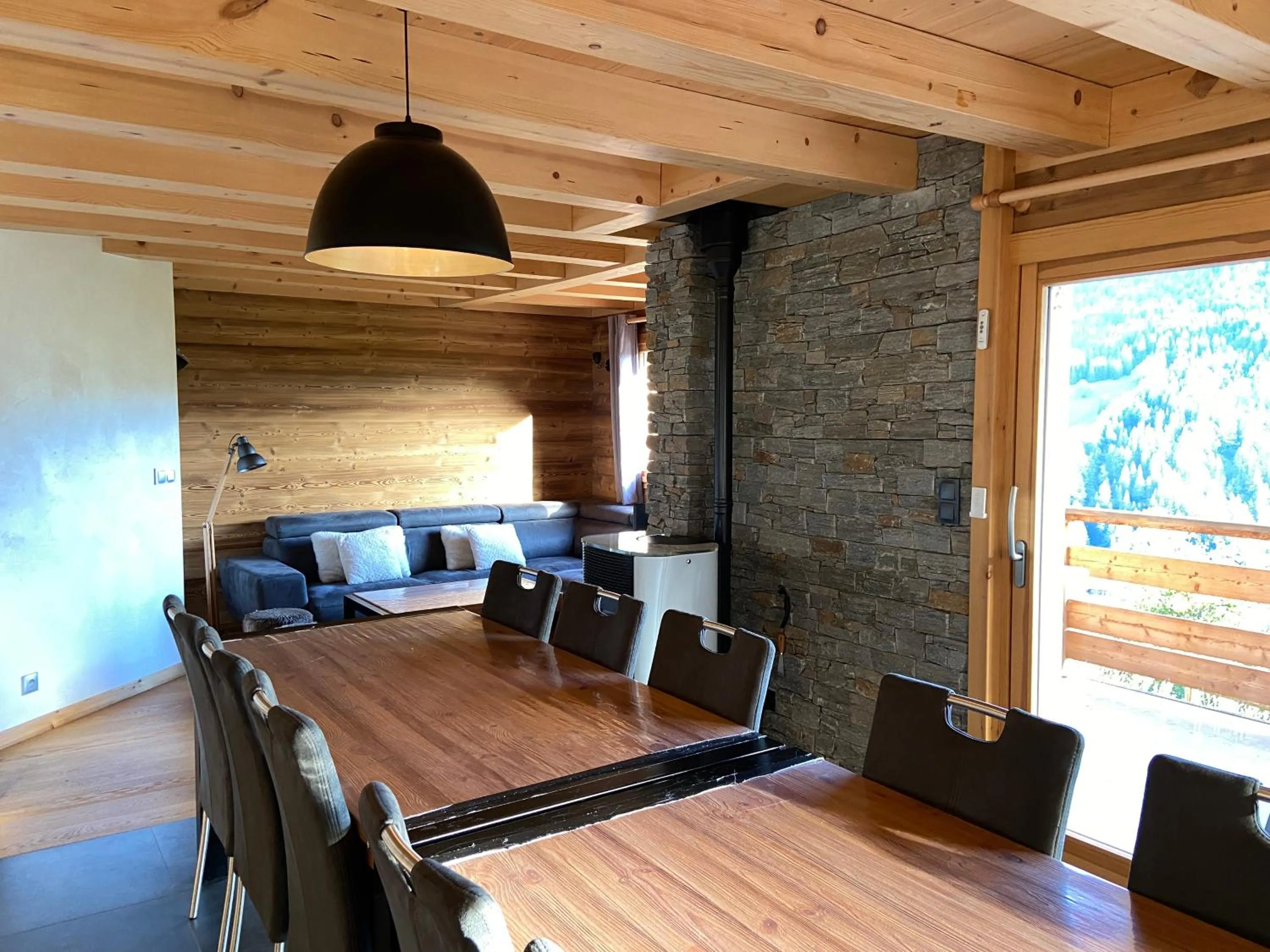 Living room in Chalet Soleya
