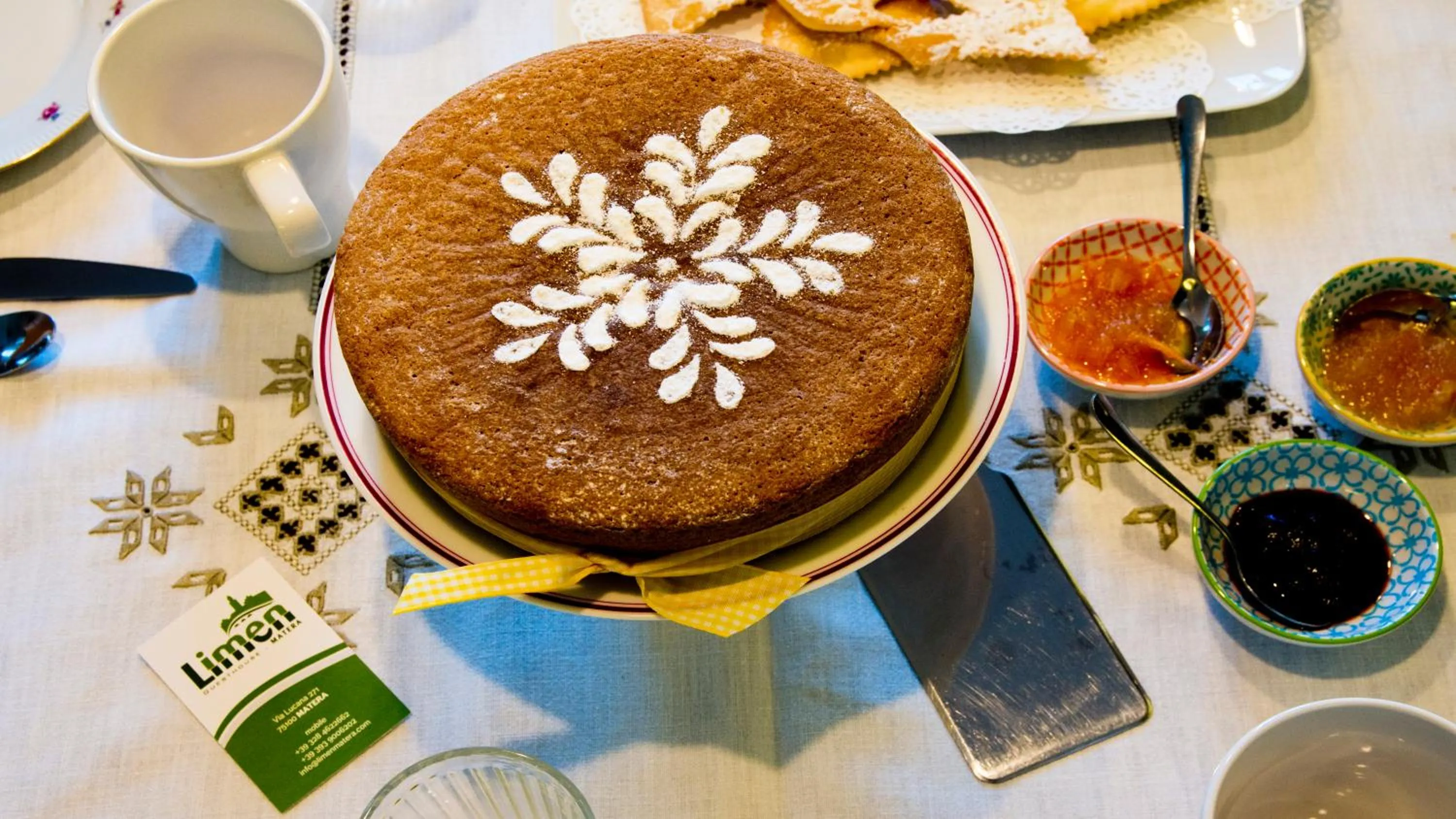 Decorative detail in Limen Matera Guesthouse