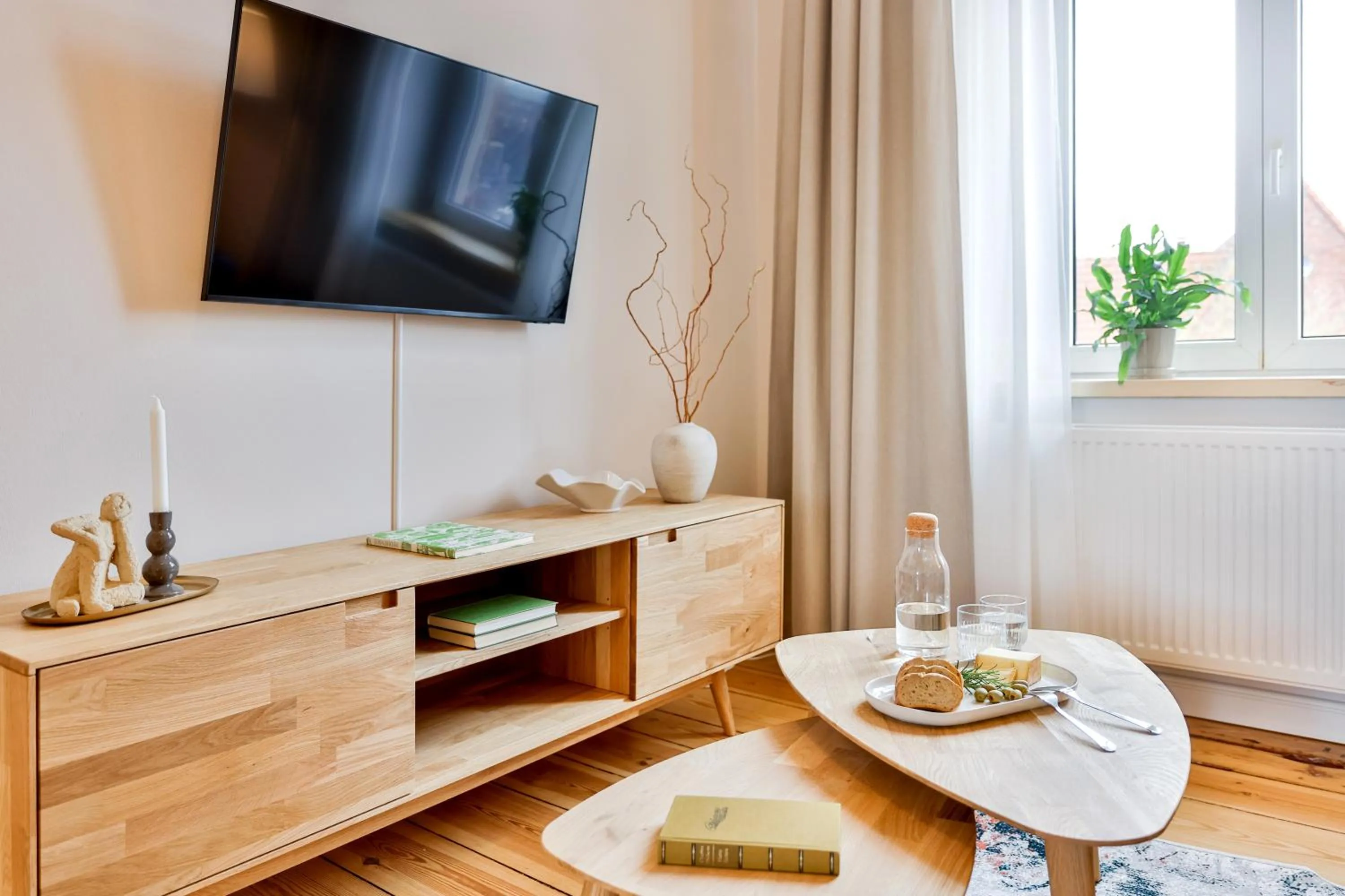 TV and multimedia in Apartments am Bahnhof