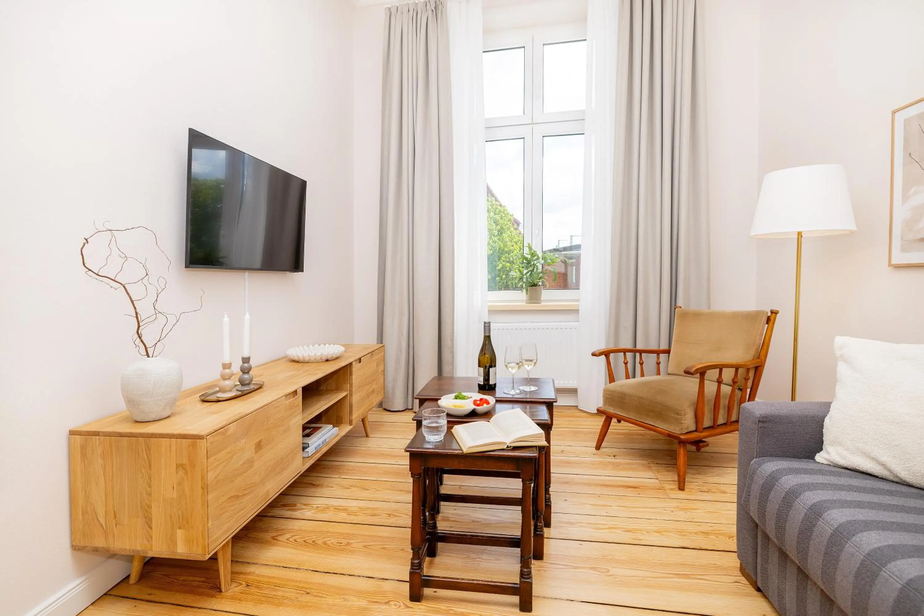 Living room in Apartments am Bahnhof
