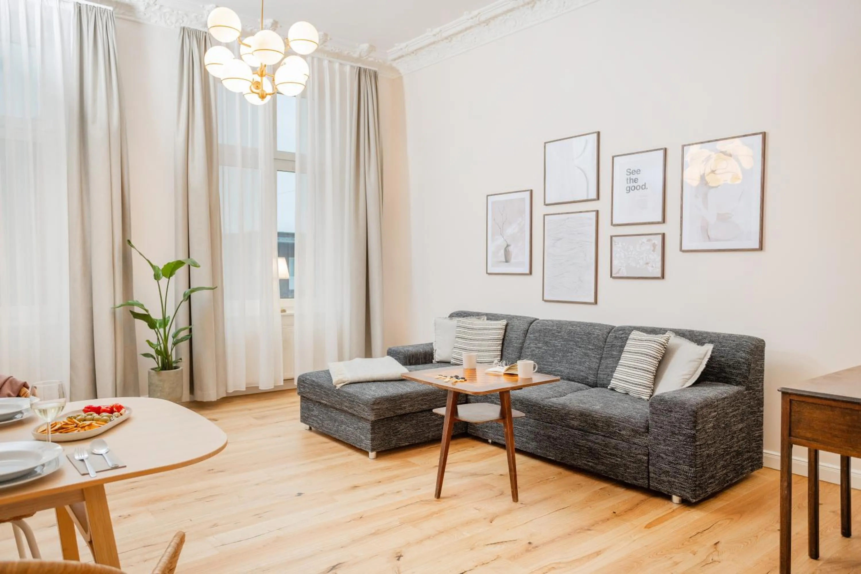 Living room in Apartments am Bahnhof