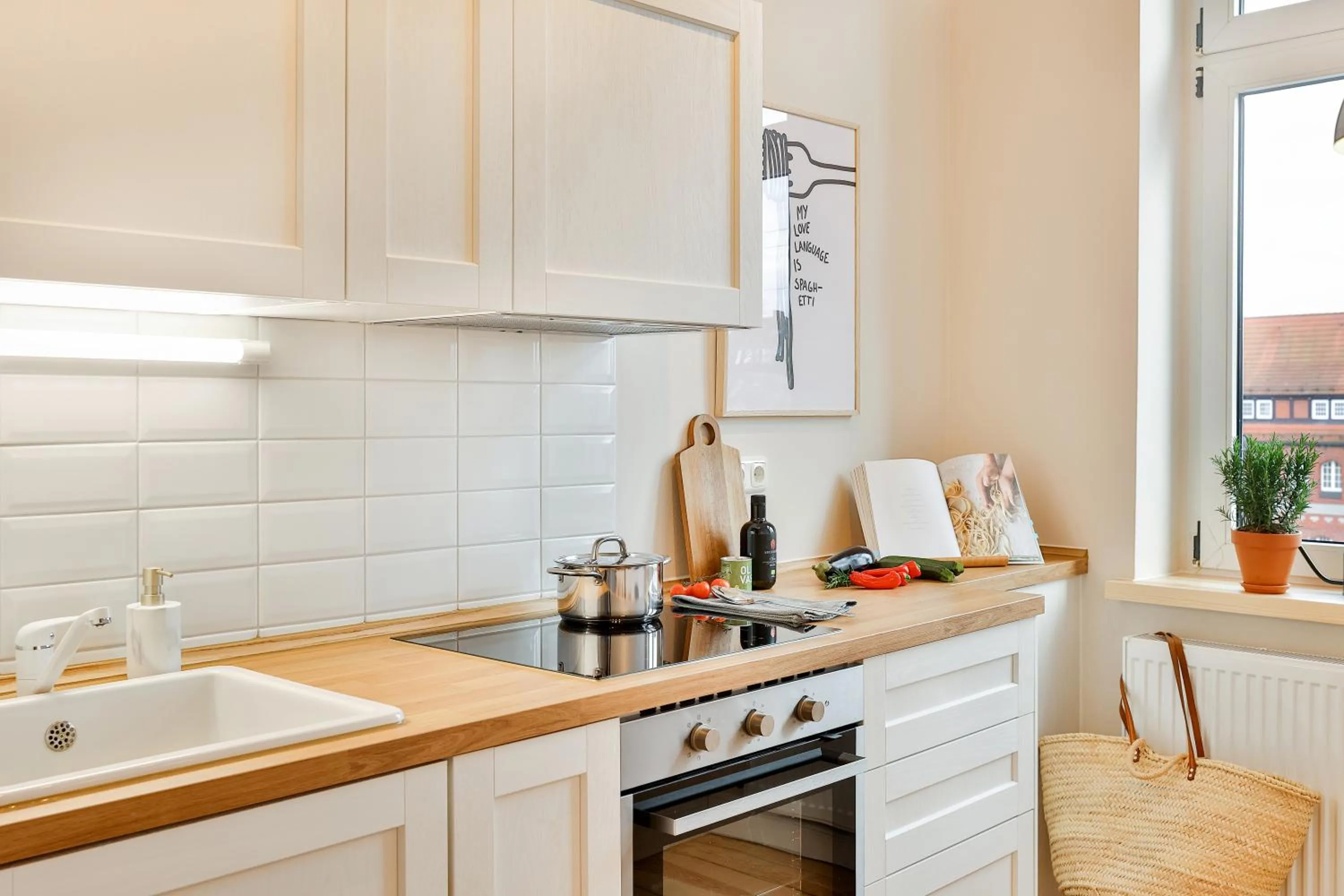 Coffee/tea facilities in Apartments am Bahnhof