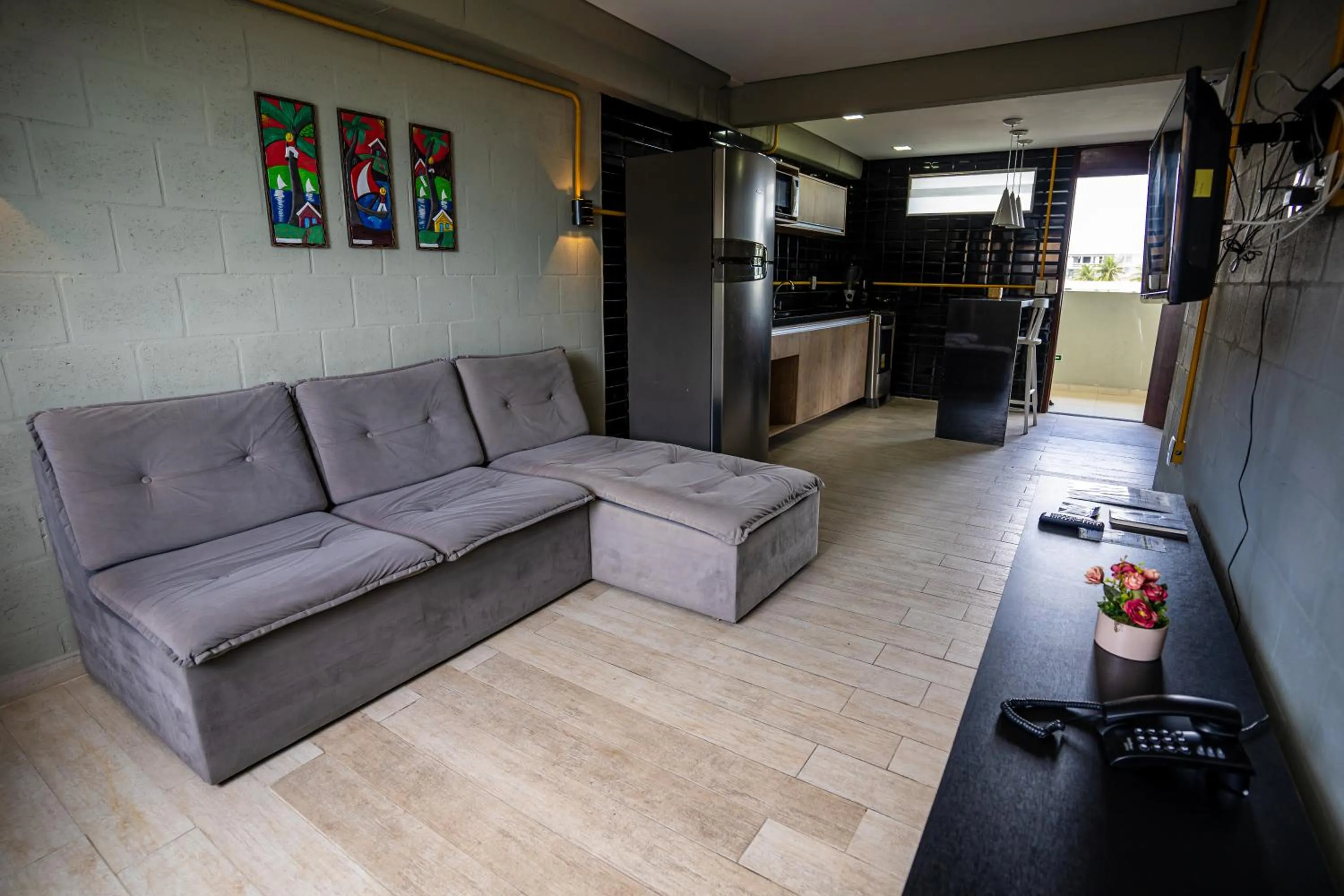 Living room in Bessa Golden Flats