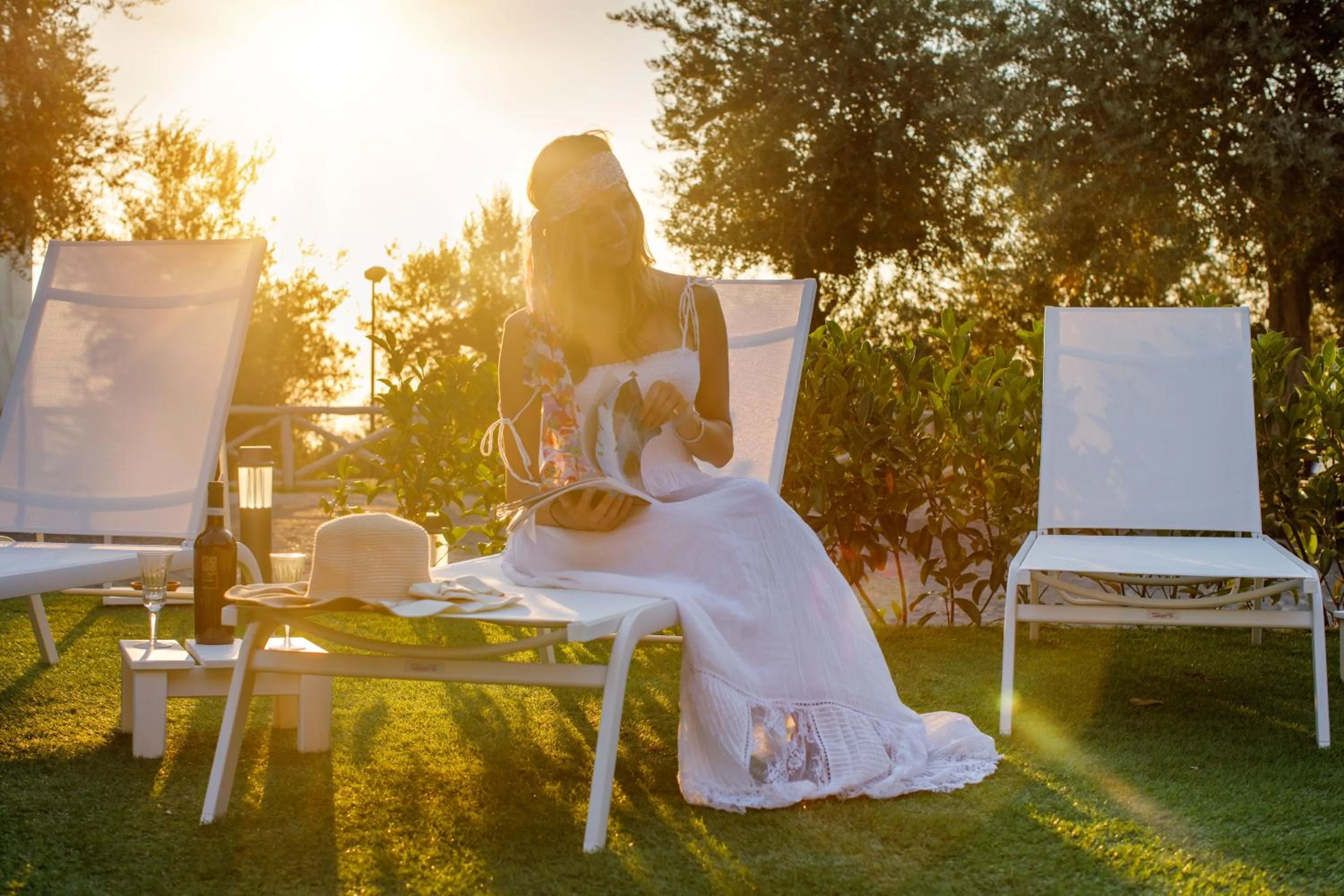 Garden in MelRose Relais