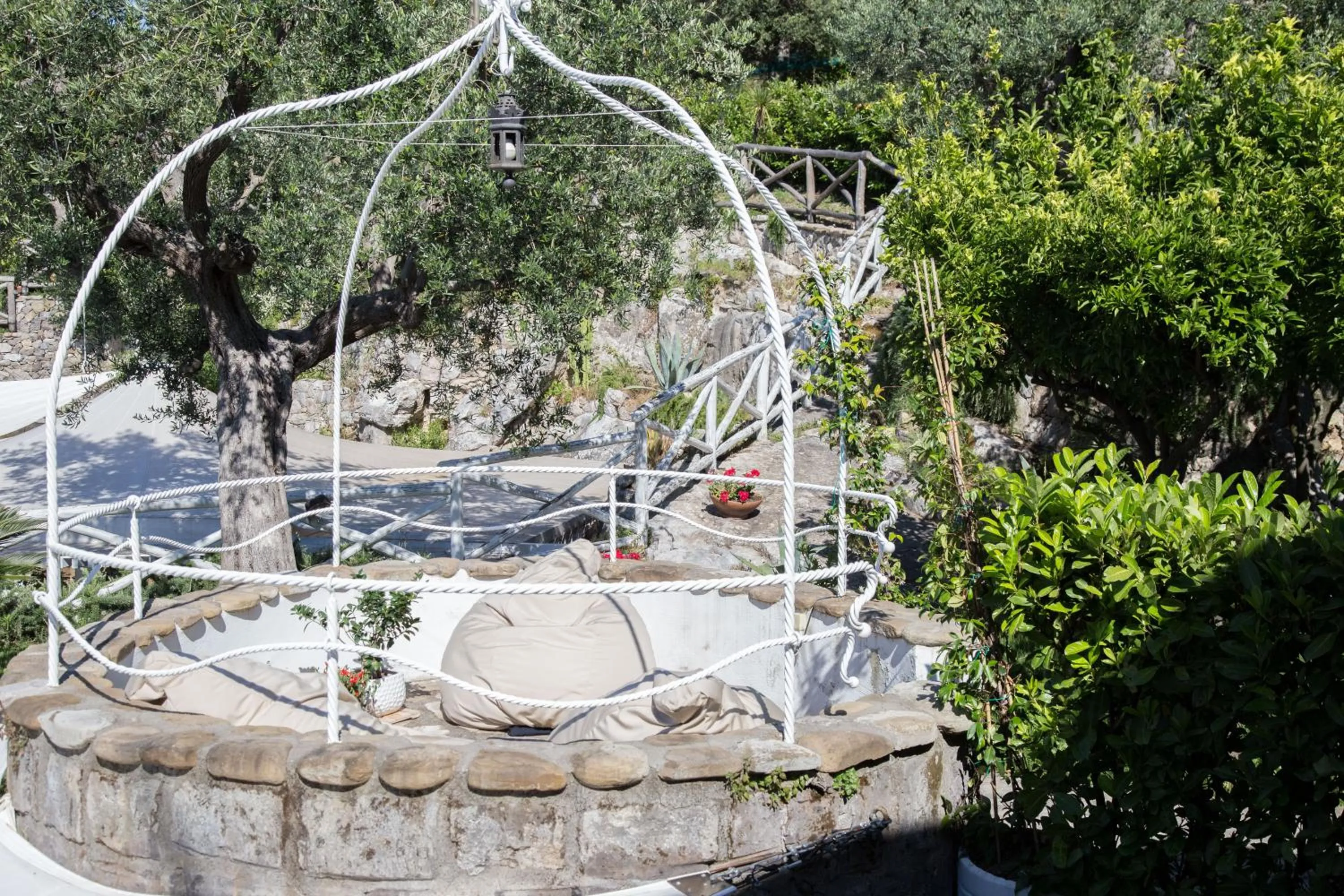 Garden in MelRose Relais