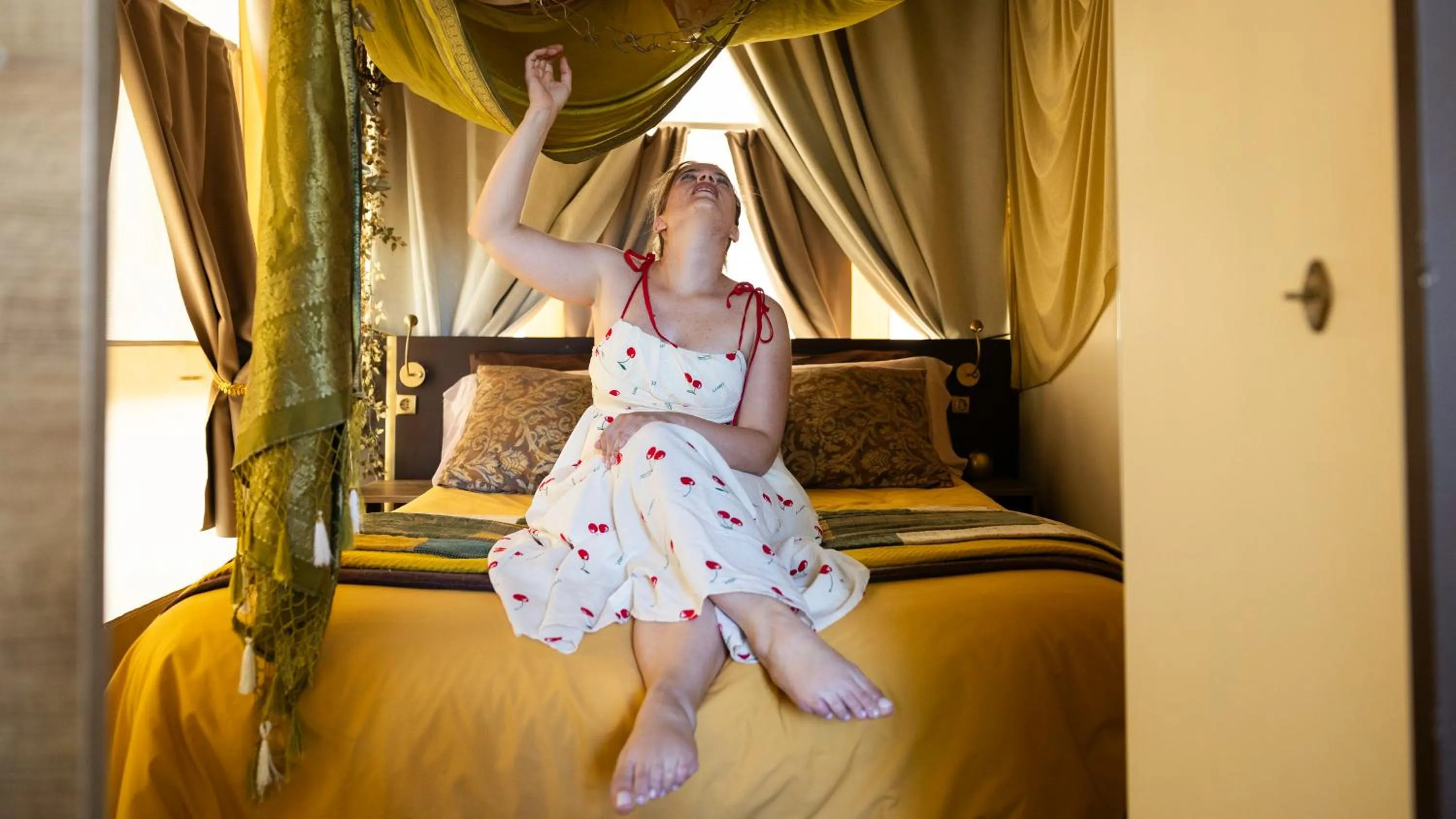 Bedroom, Bed in Ciriga Sicily Glamping
