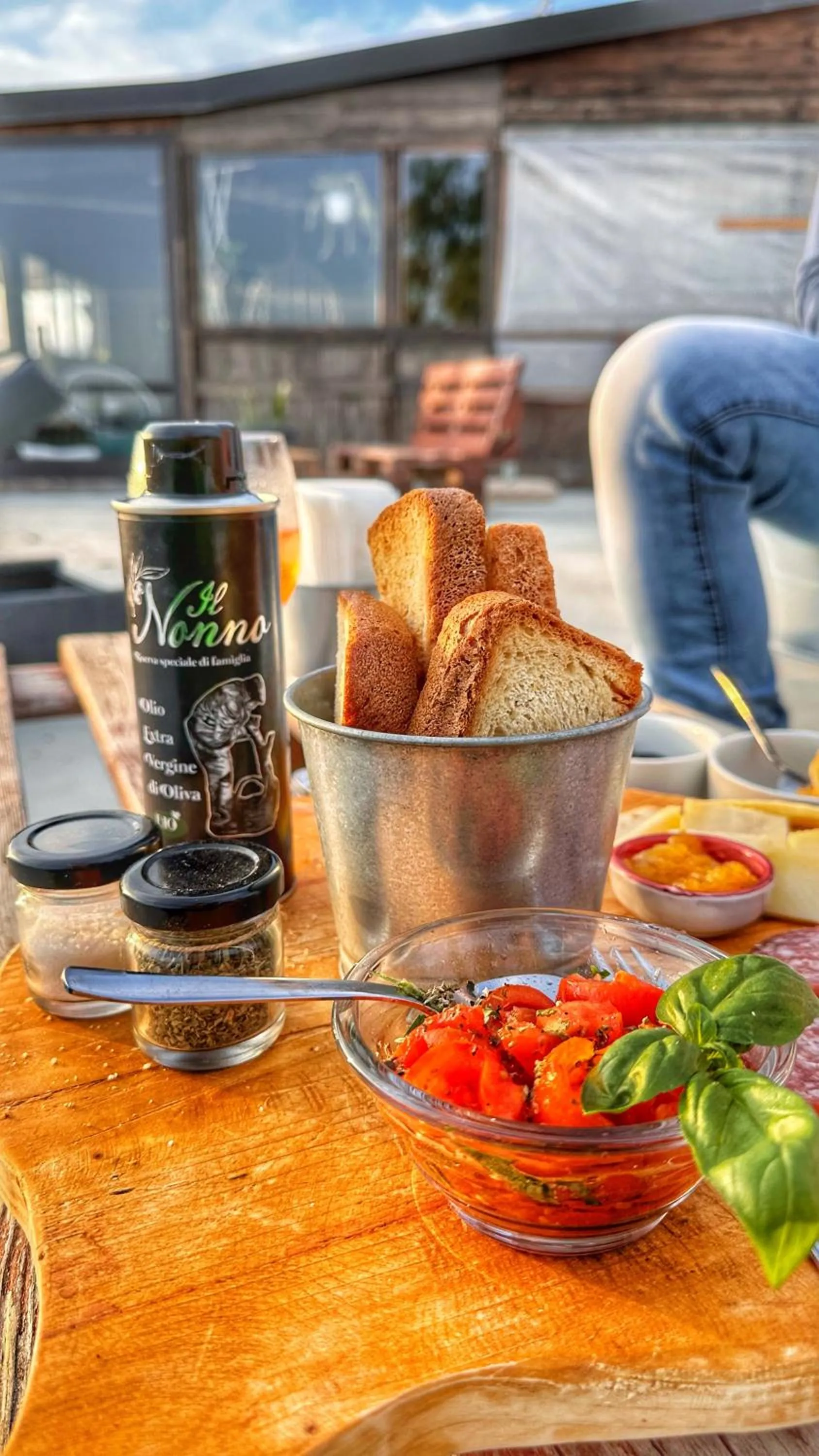 Food and drinks in Ciriga Sicily Glamping