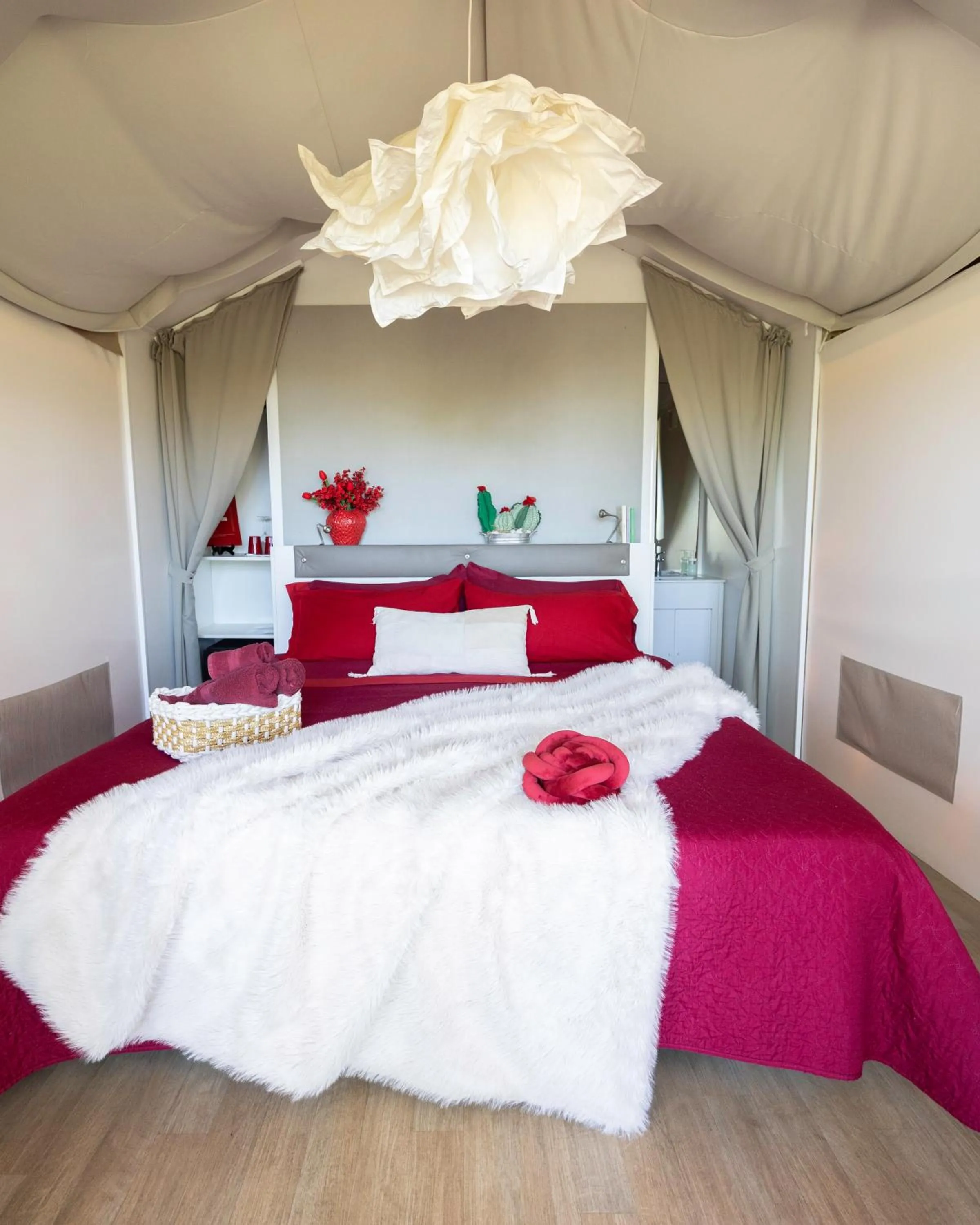 Bed in Ciriga Sicily Glamping