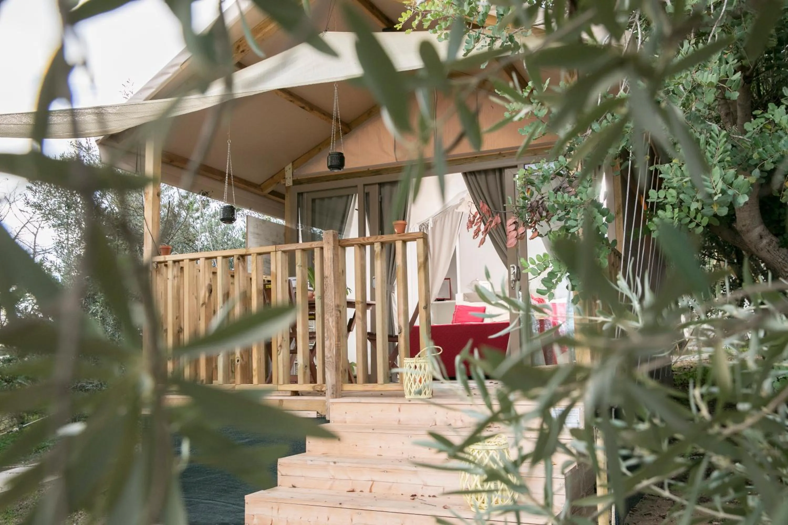 Patio in Ciriga Sicily Glamping
