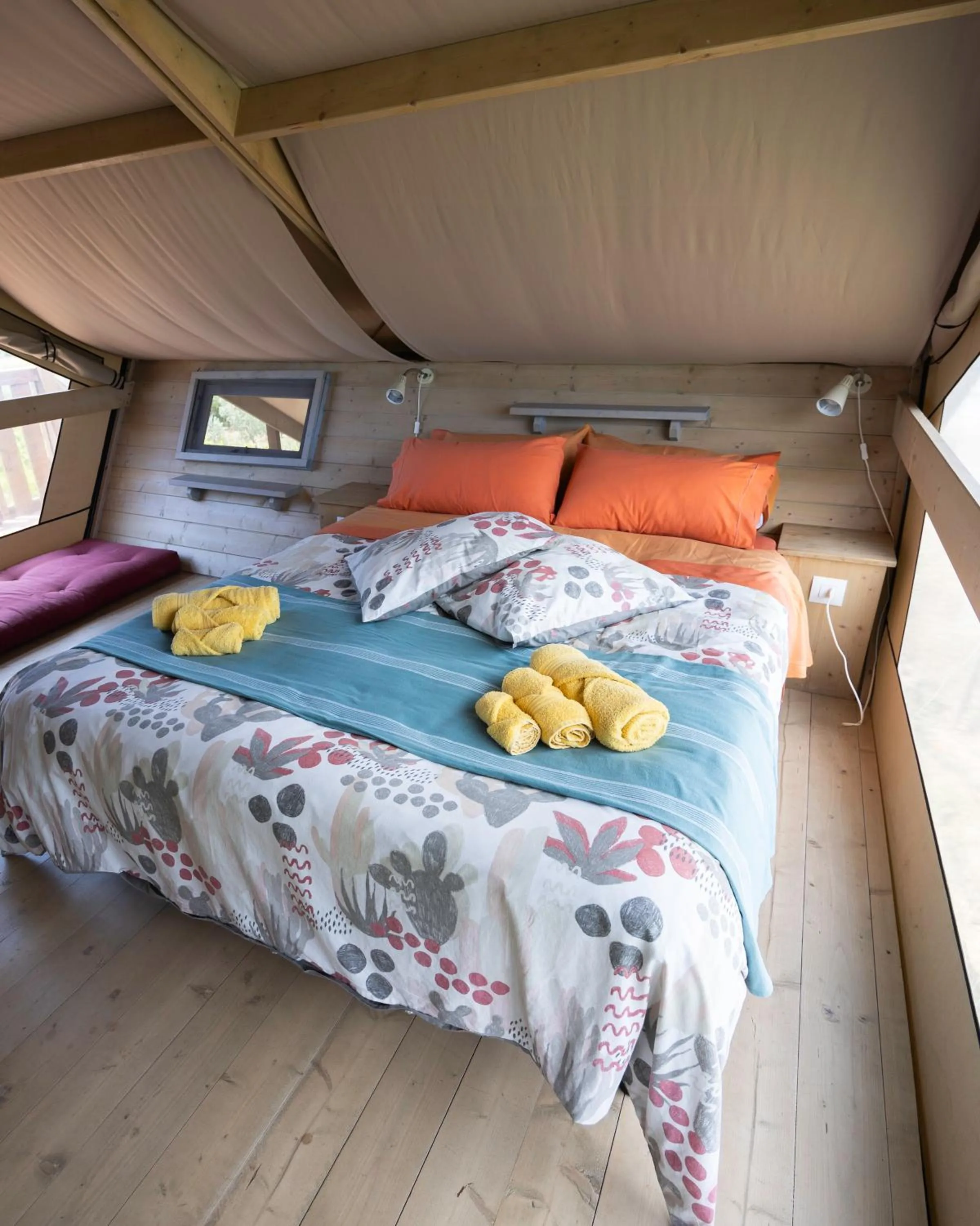 Bedroom, Bed in Ciriga Sicily Glamping