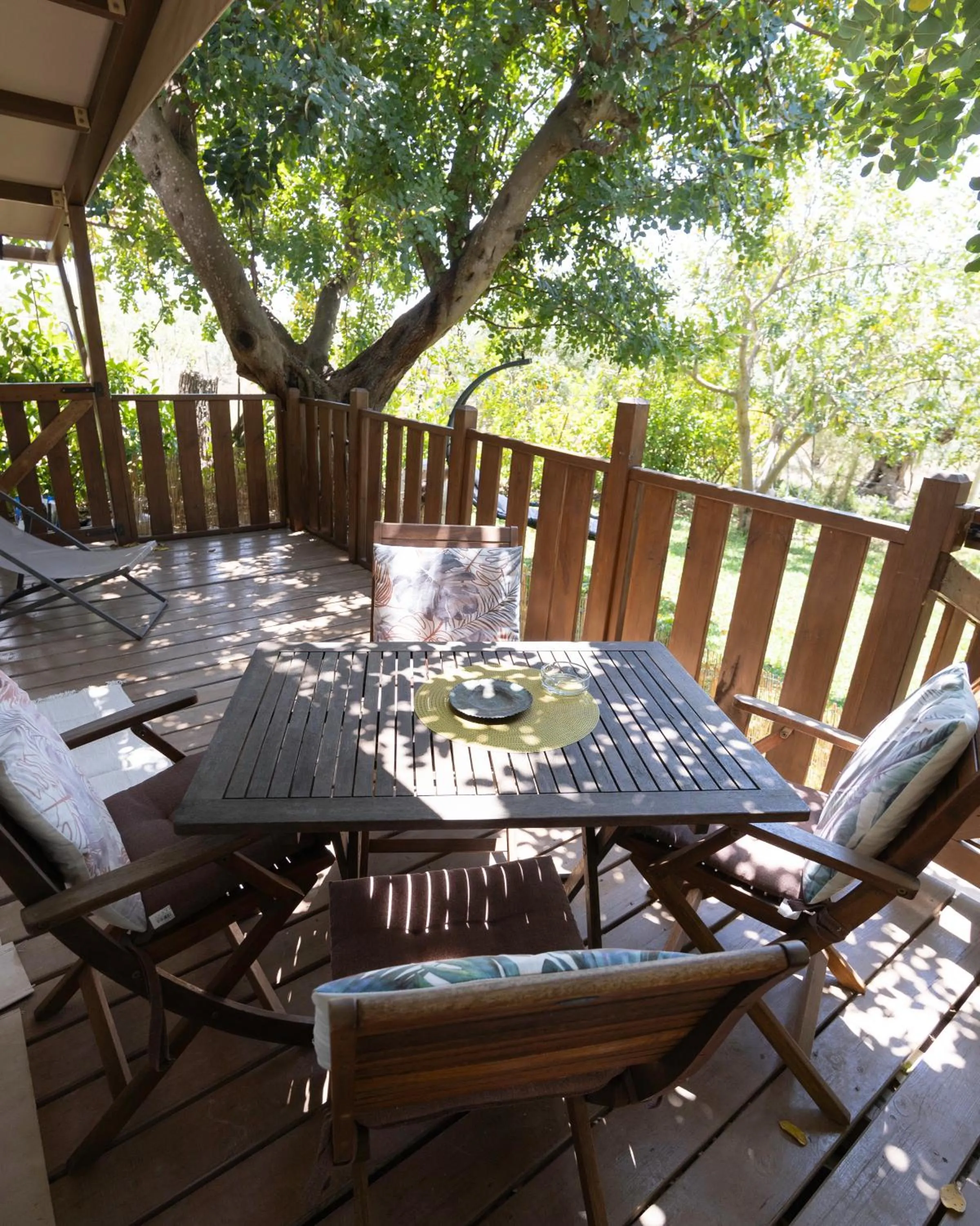 Patio in Ciriga Sicily Glamping