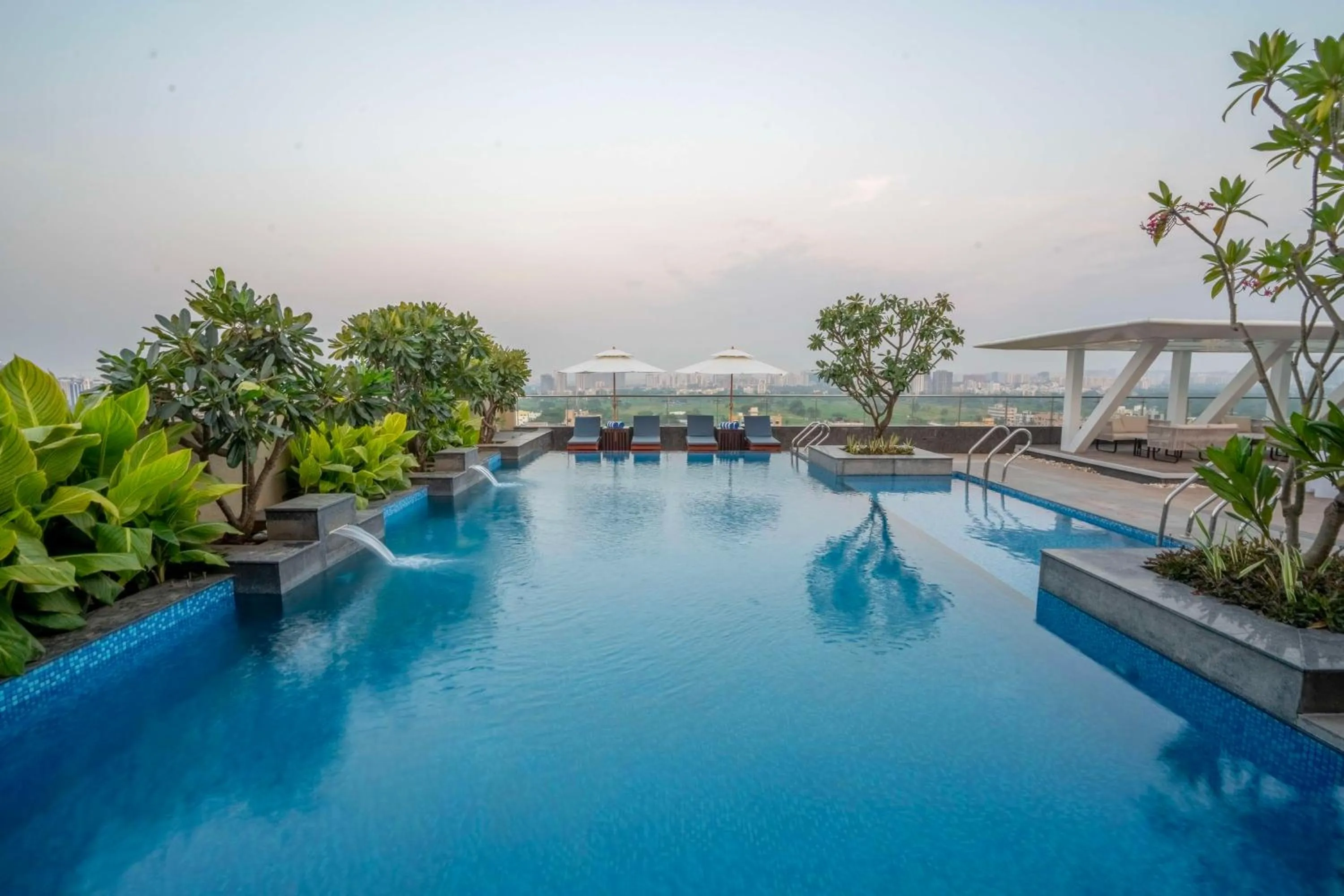 Pool view in Radisson Blu Pune Hinjawadi