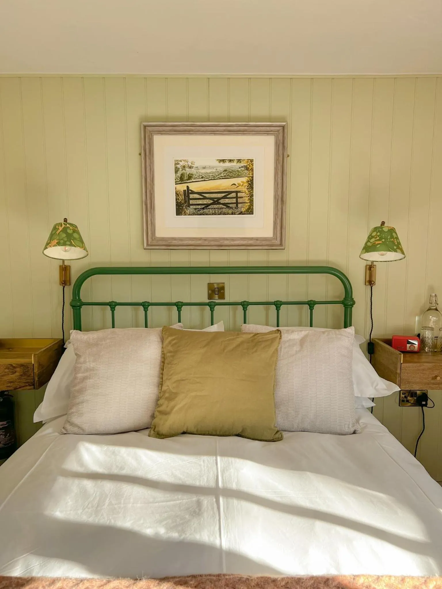 Bed in The Crown Inn