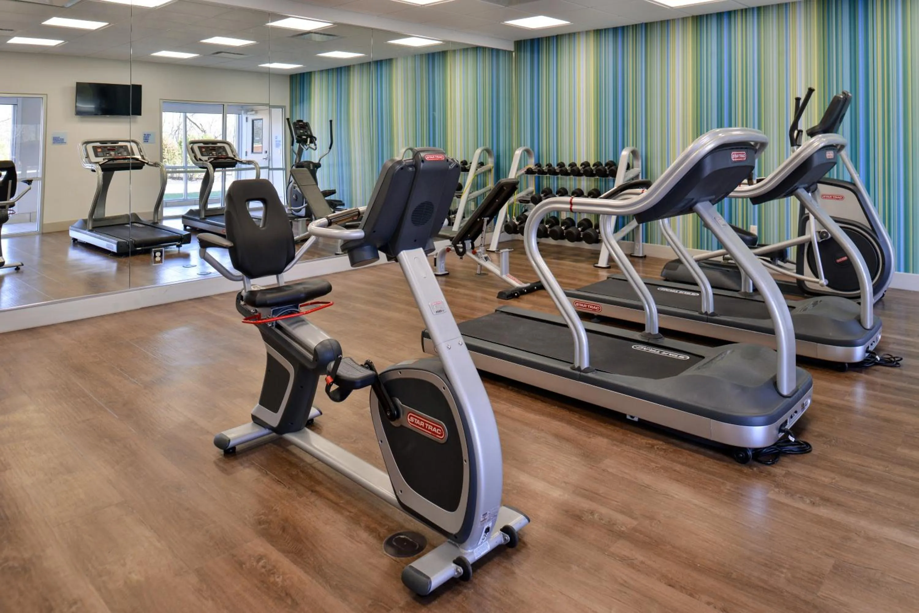Fitness centre/facilities in Holiday Inn Express & Suites - Brighton South - US 23 by IHG