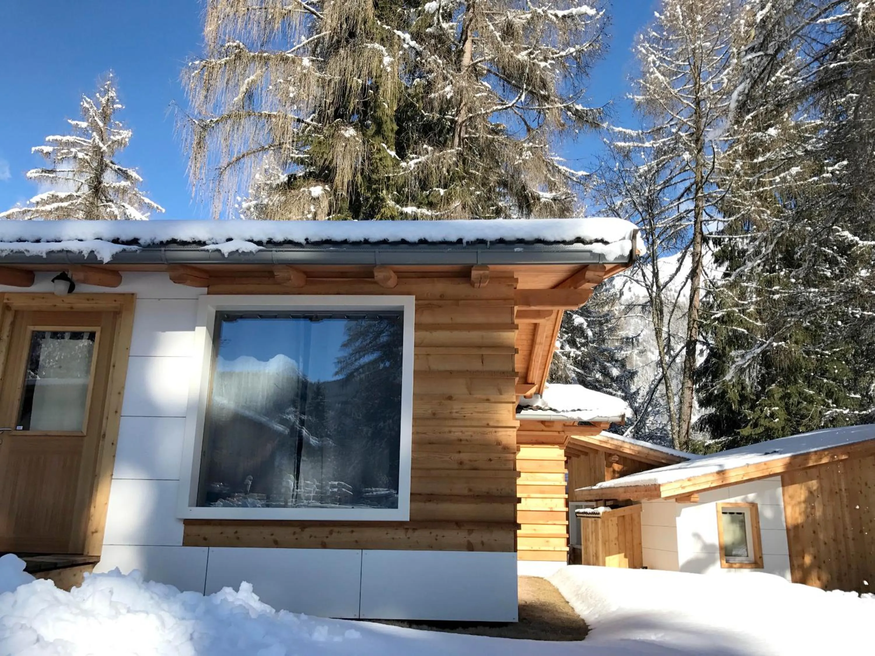 Winter in Club del Sole Val di Fiemme Easy Camping Village