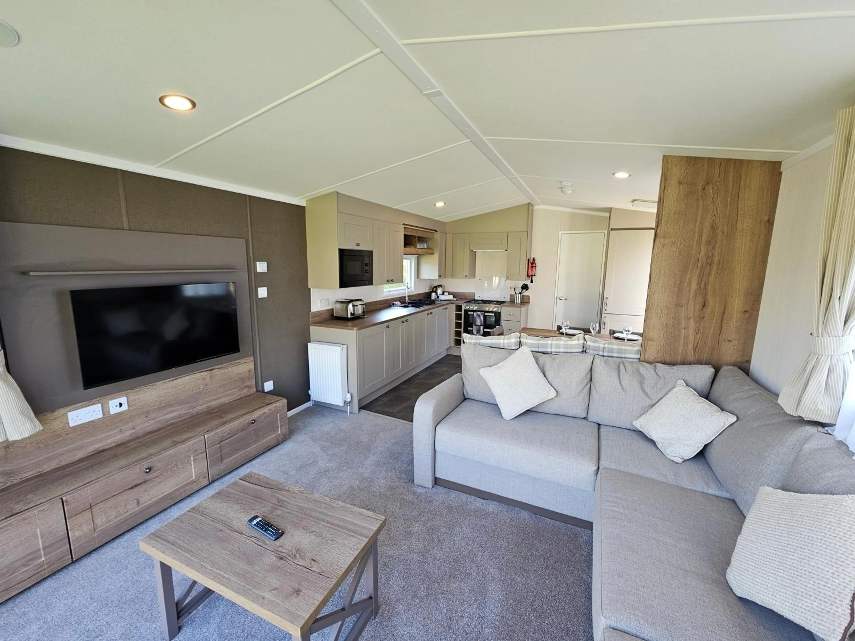 Living room in South Bay Holiday Park