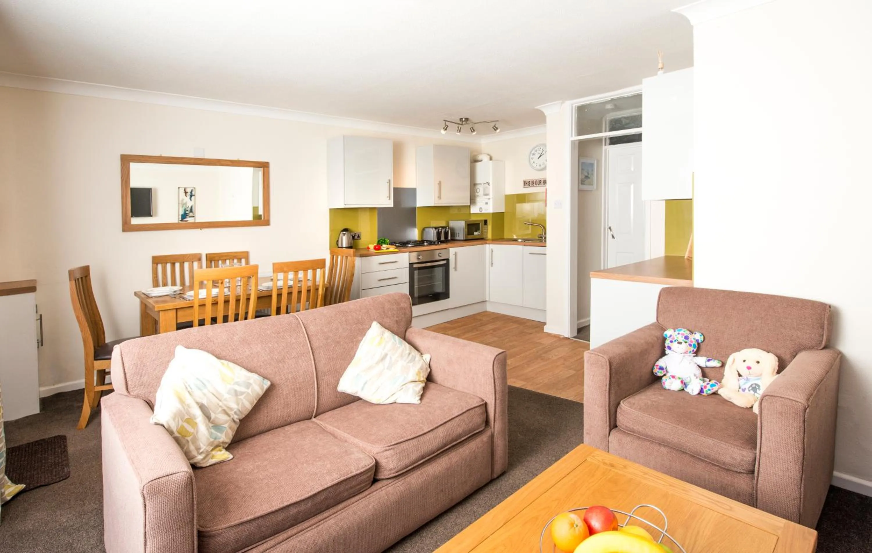 Kitchen or kitchenette in South Bay Holiday Park