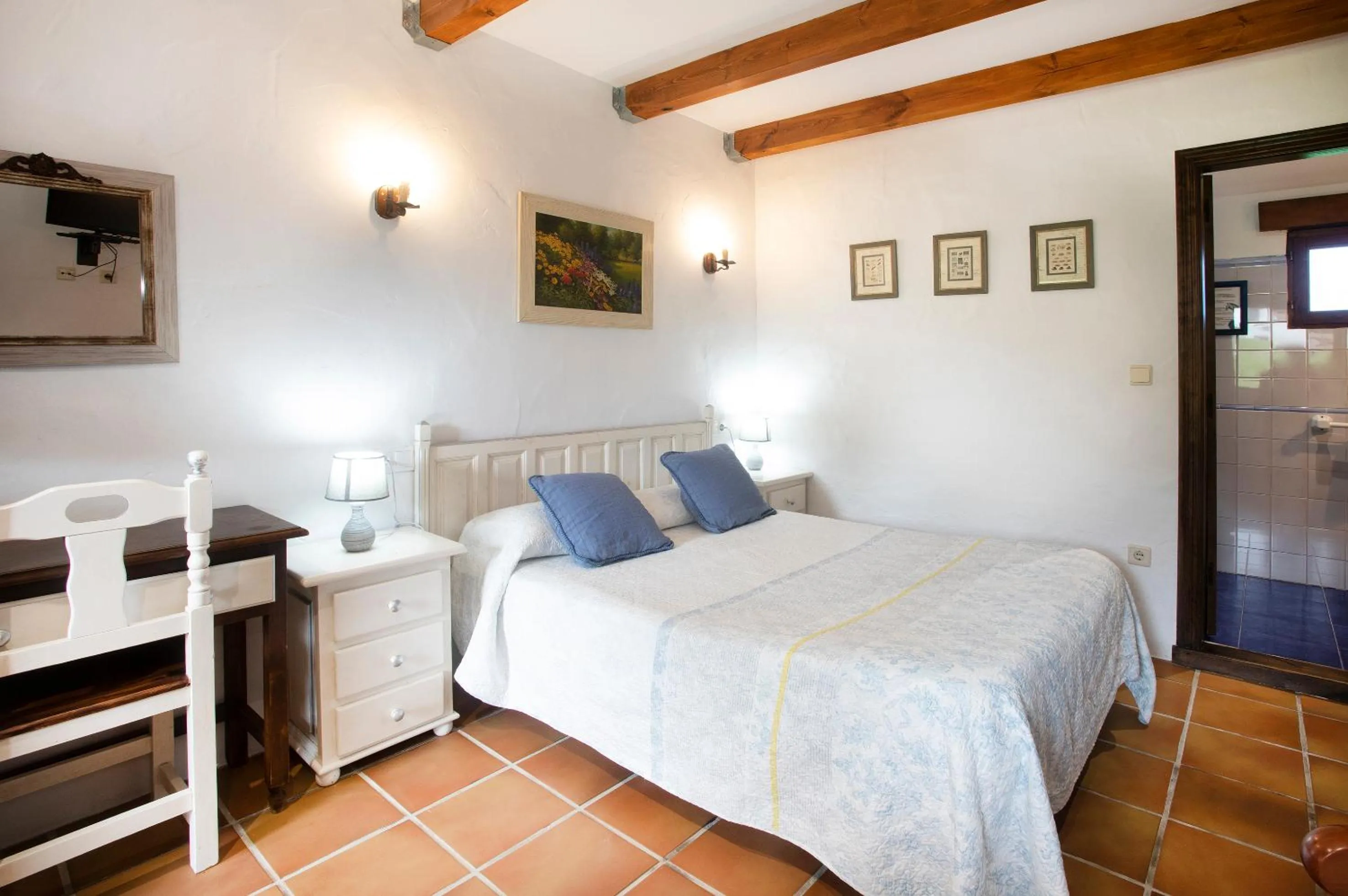 Bed in Hotel Rural Valleoscuru