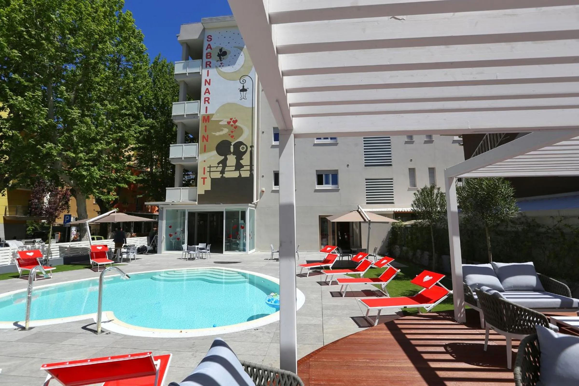 Property building in Hotel Sabrina Rimini