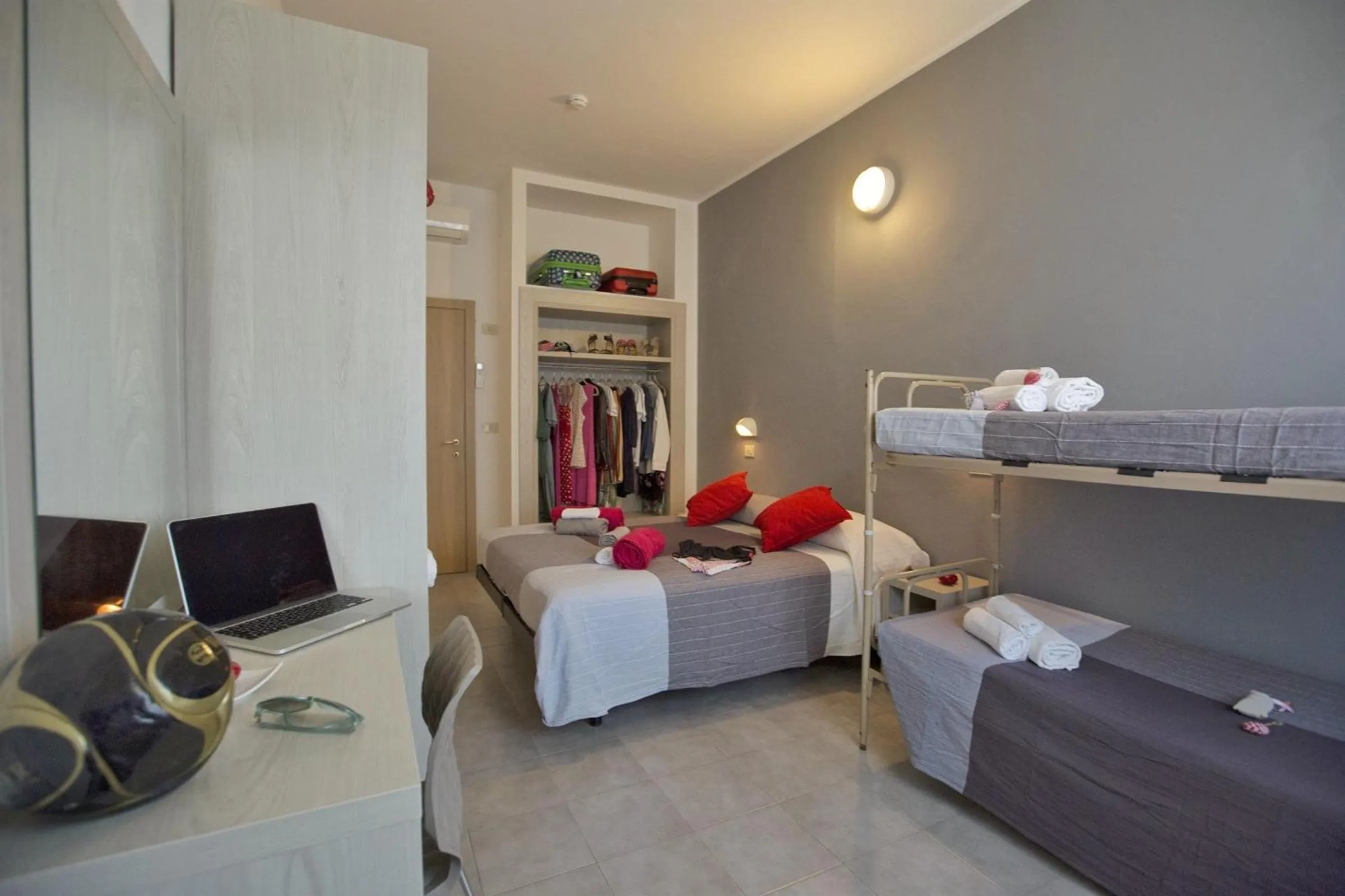 Bed in Hotel Sabrina Rimini