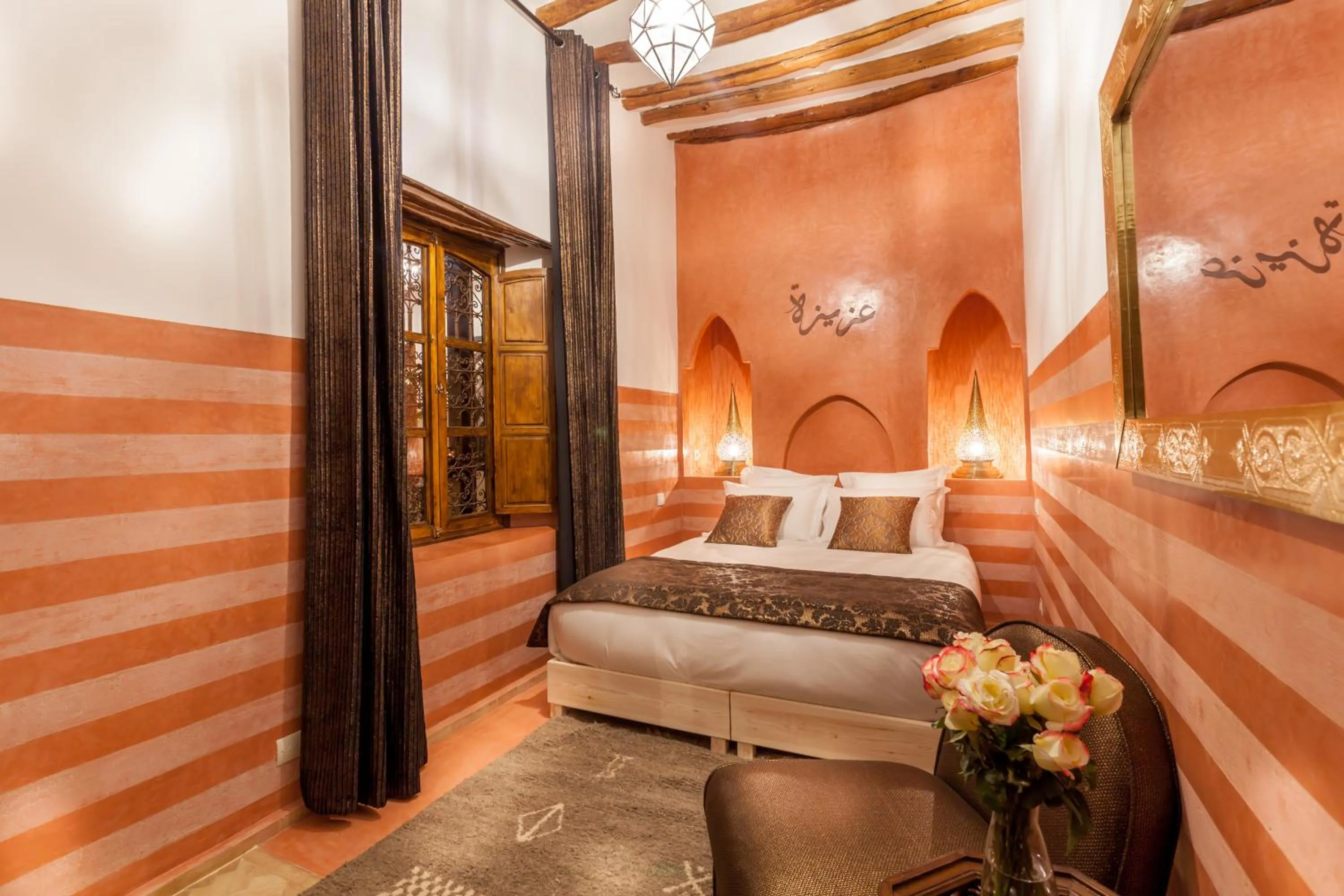 Patio, Bed in Riad Dar Yema