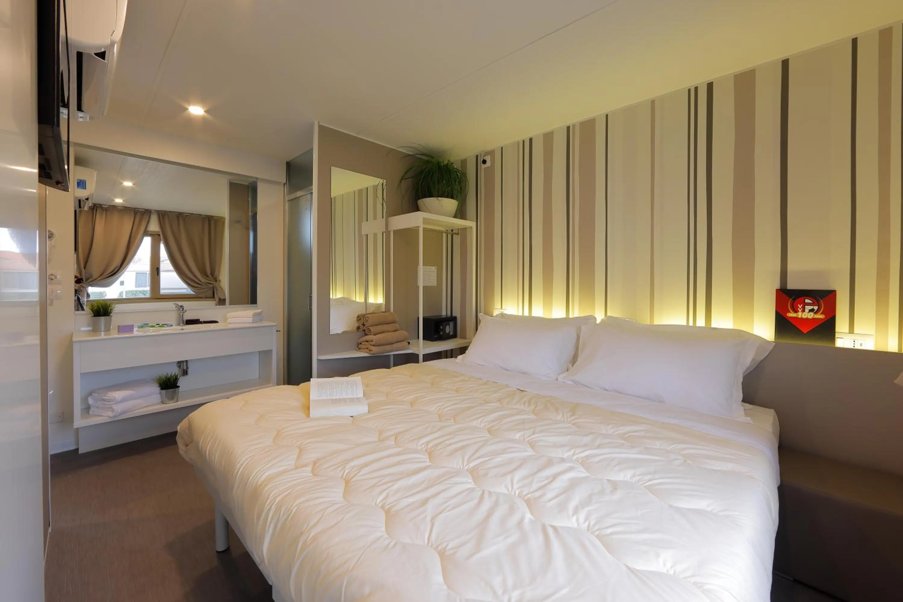 Bed in hu Firenze Camping in Town