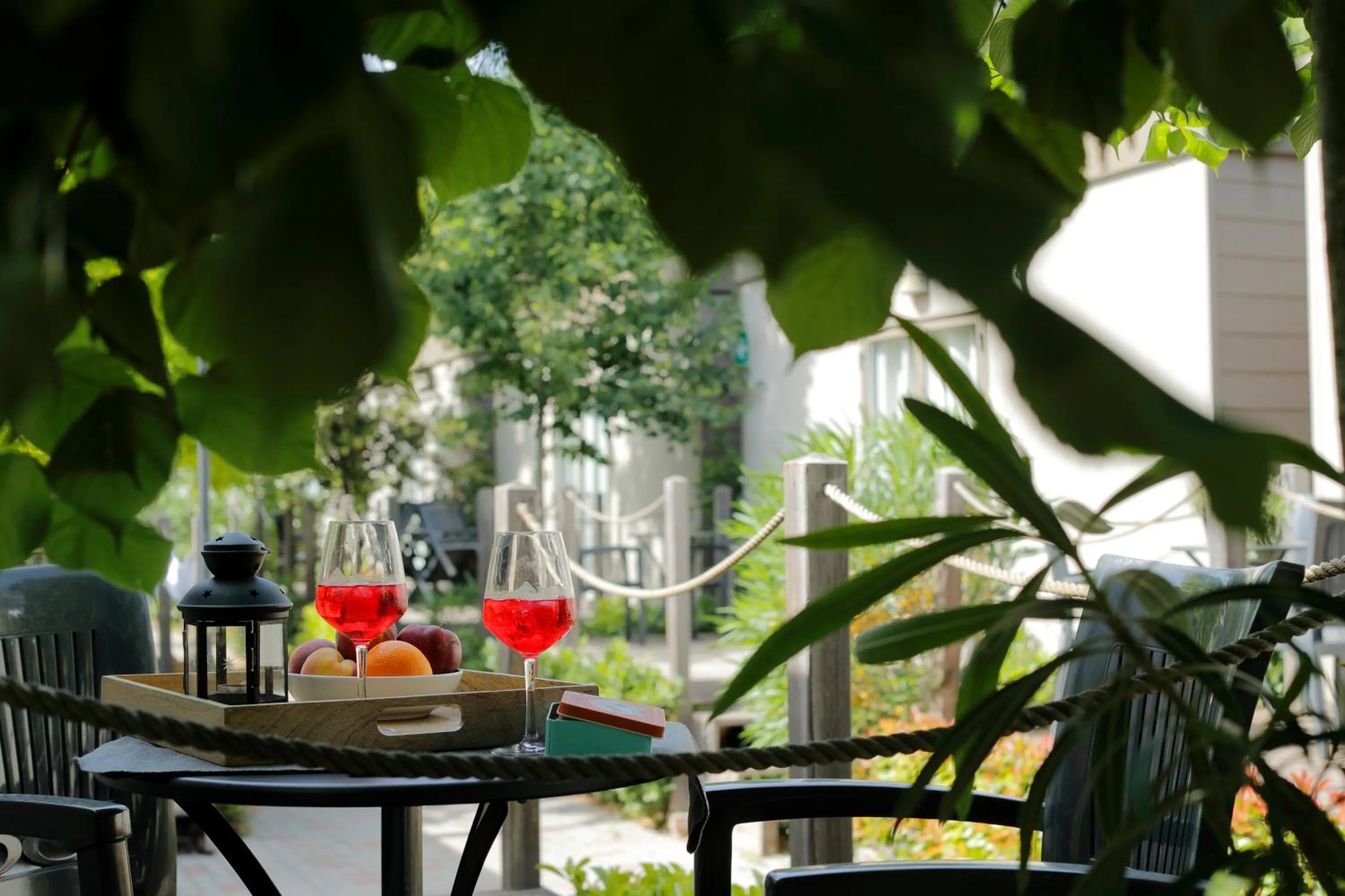 Patio in hu Firenze Camping in Town