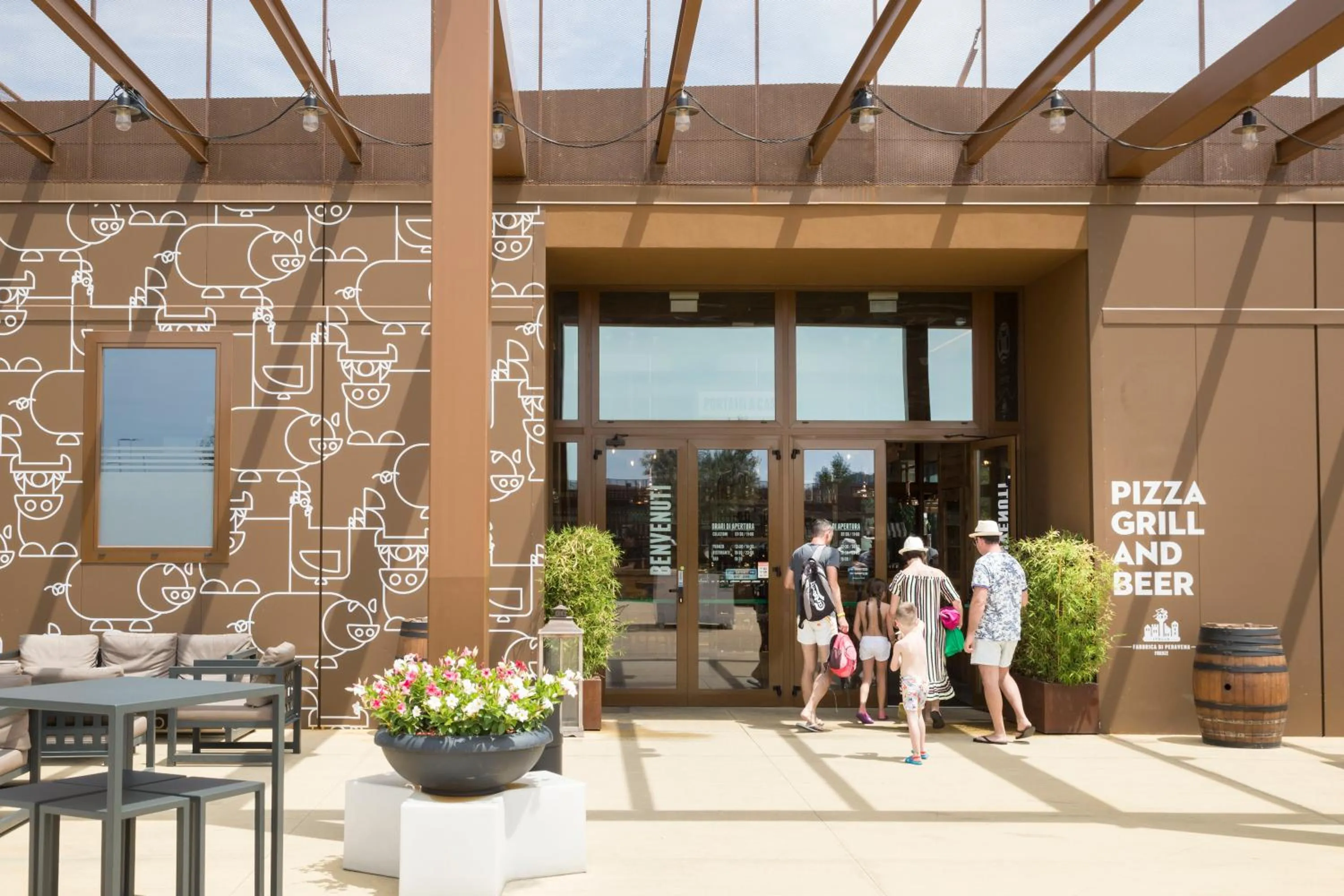 Facade/entrance in hu Firenze Camping in Town