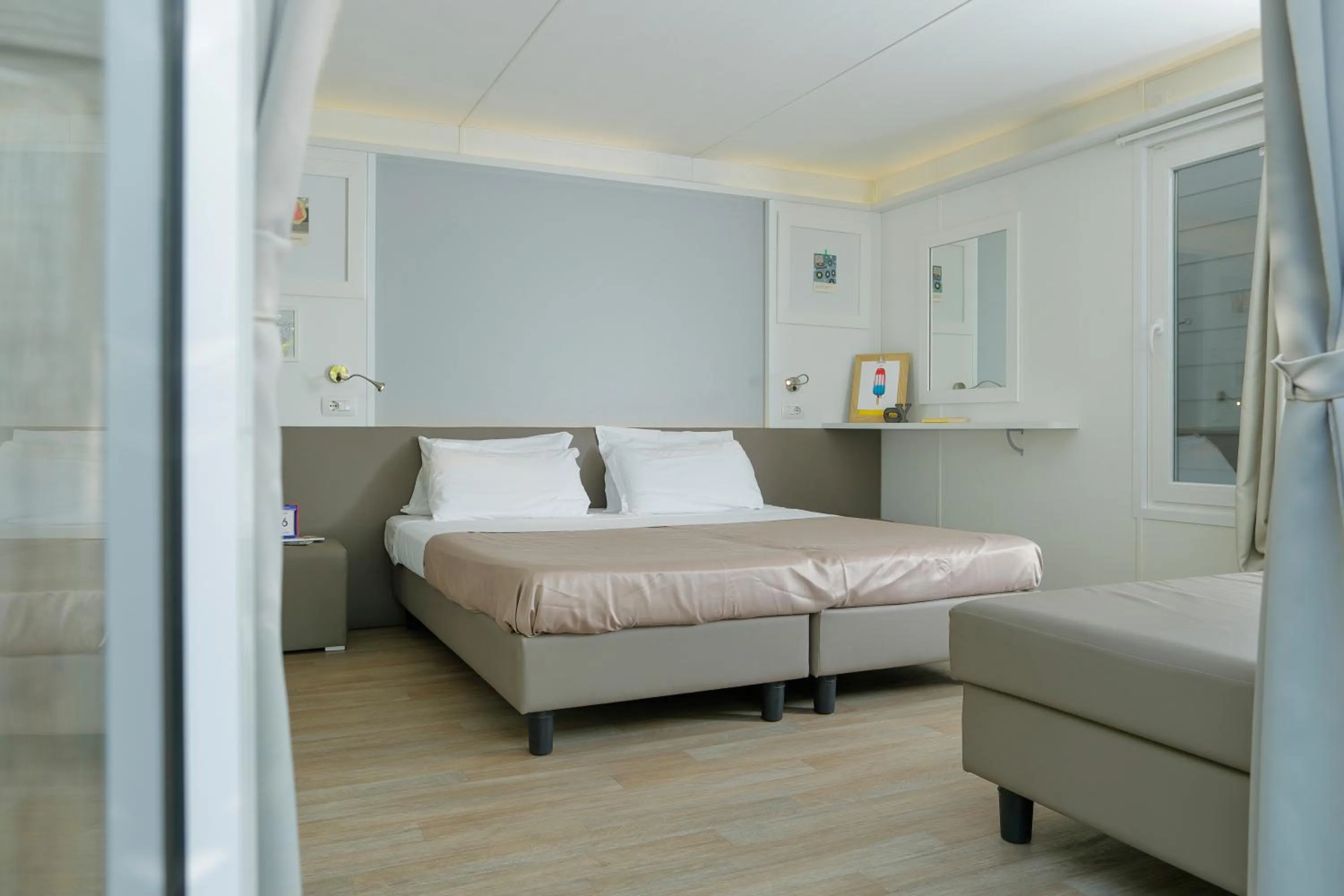 Bed in hu Firenze Camping in Town