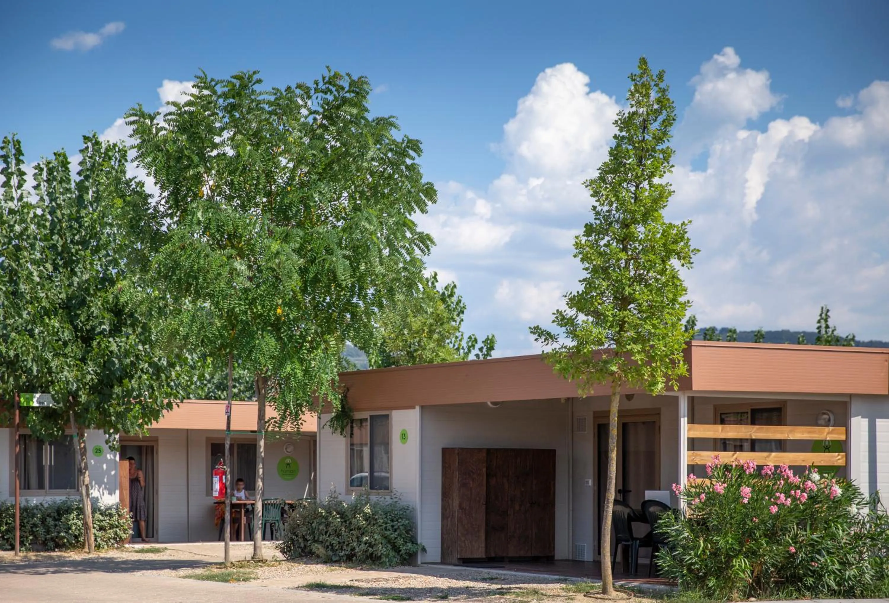 Patio in hu Firenze Camping in Town