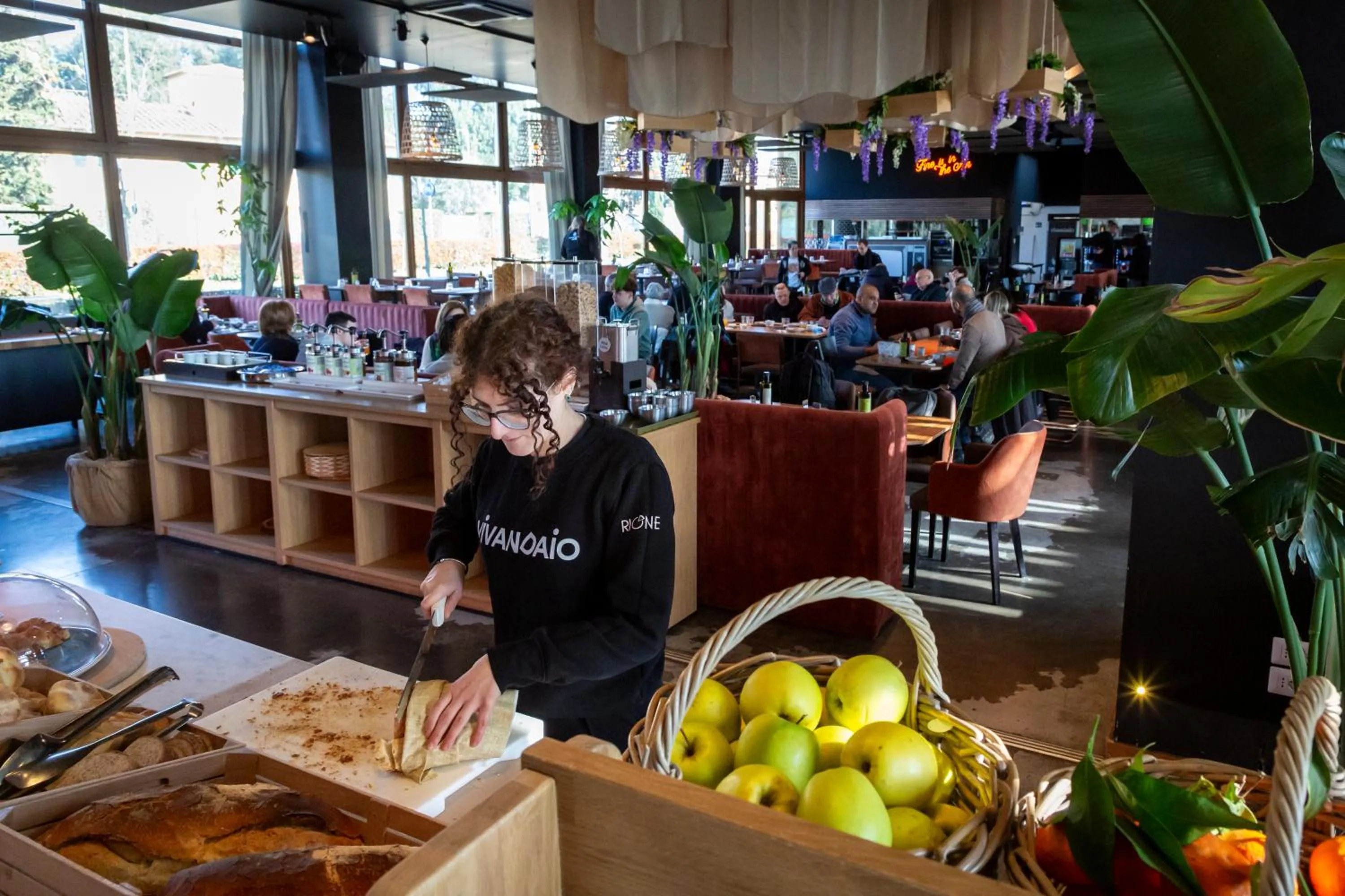 Breakfast in hu Firenze Camping in Town