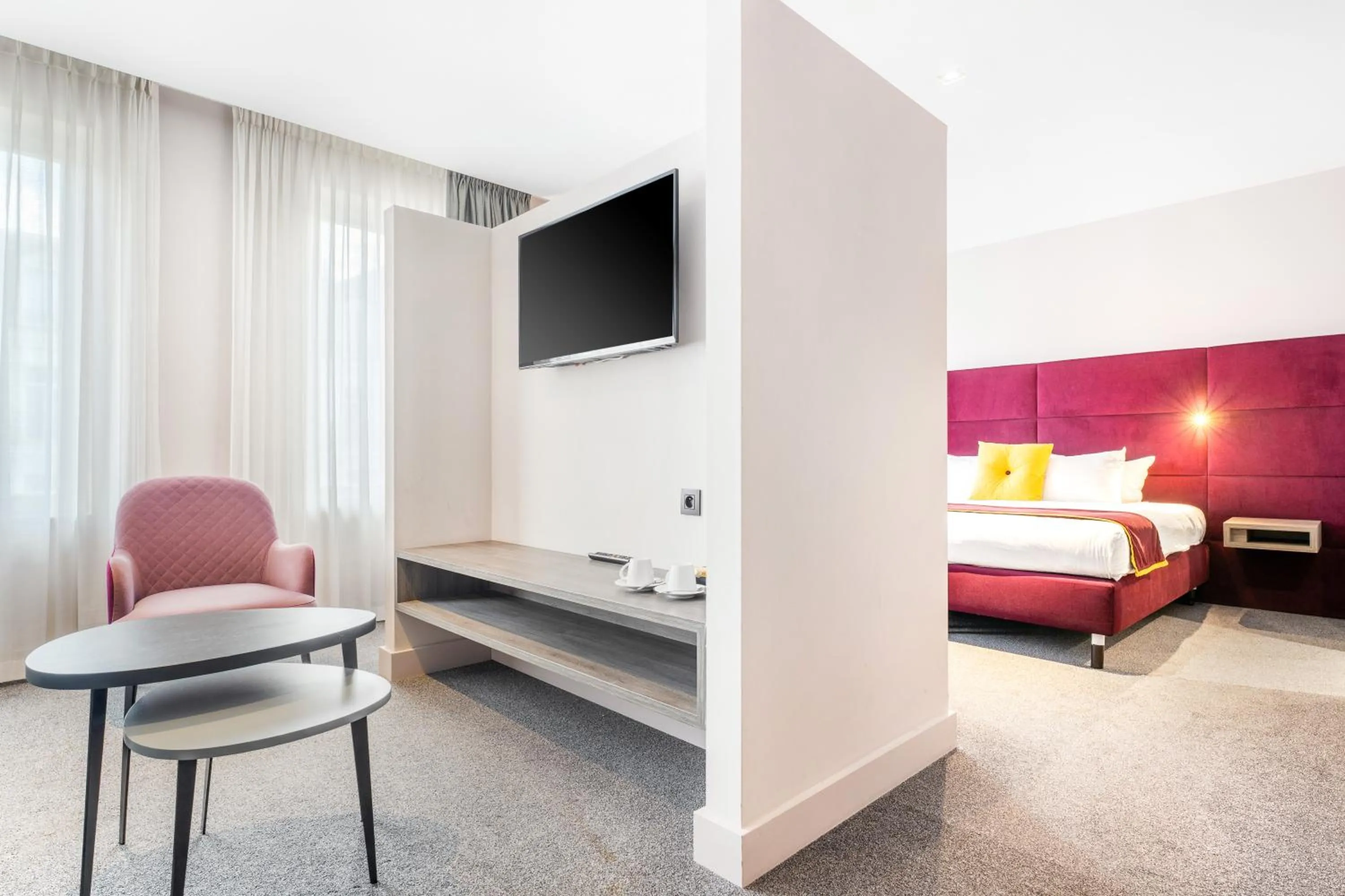 Bed in Marivaux Hotel