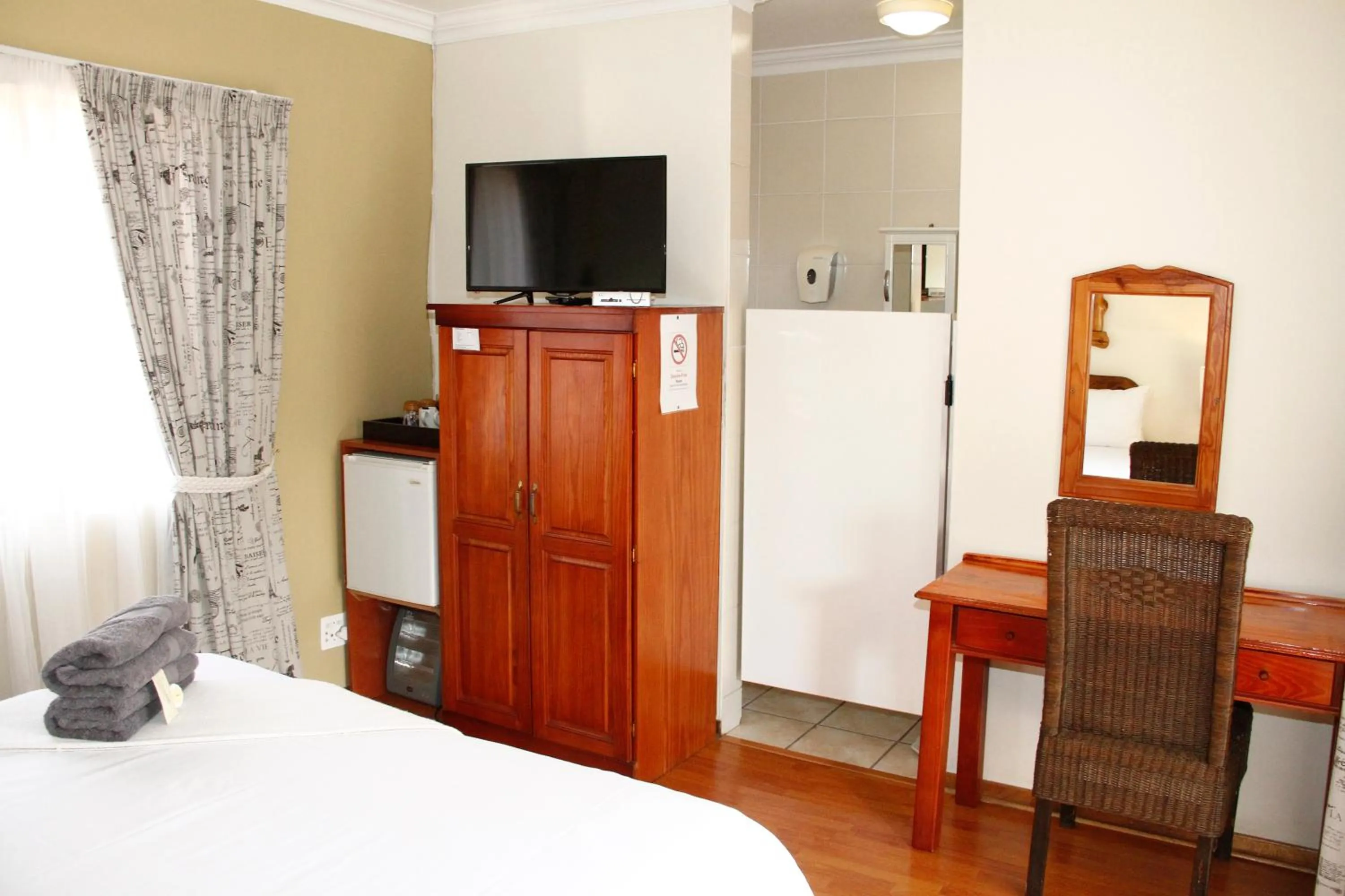 Bed in Kalahari Guest House