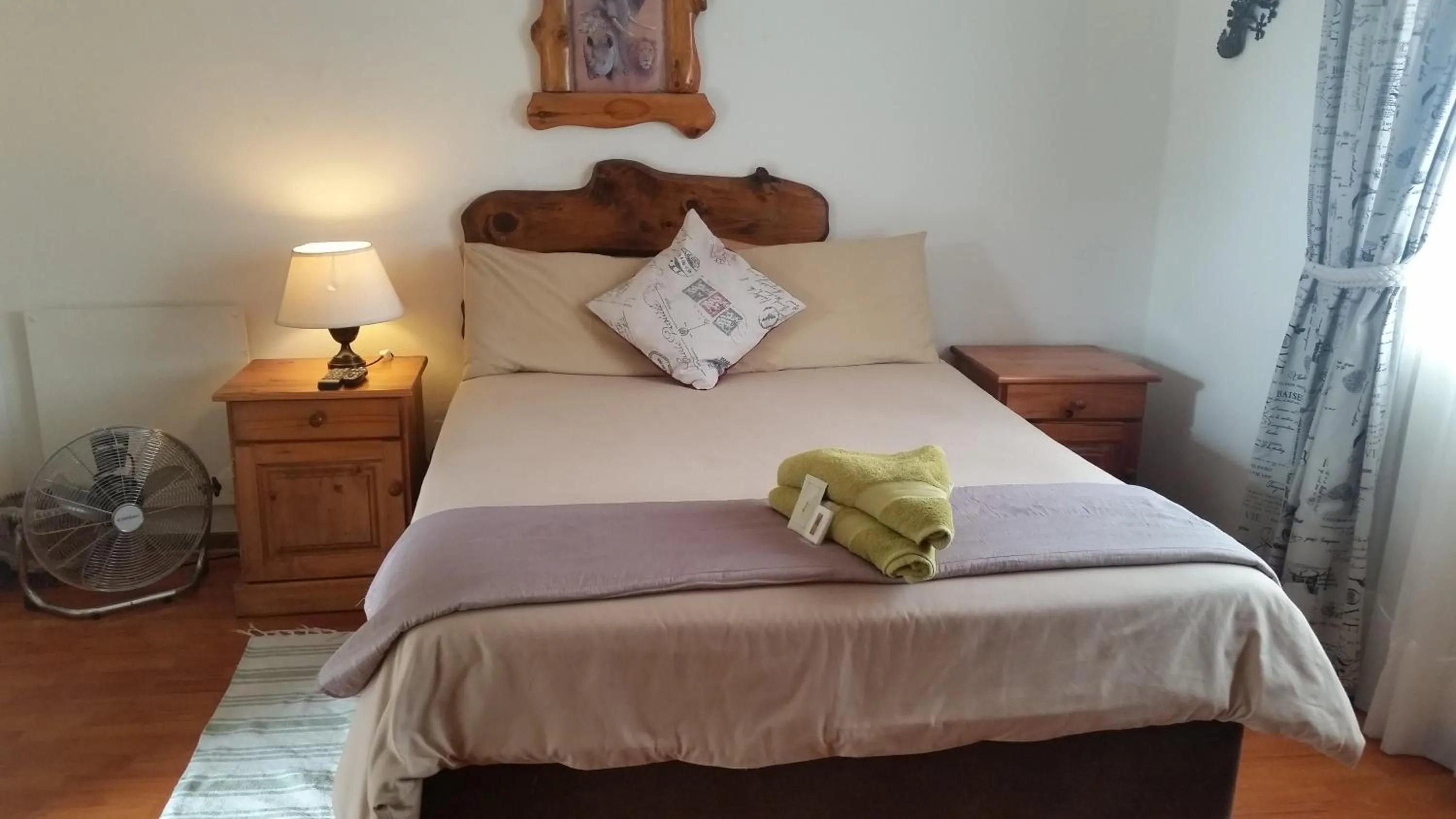 Bed in Kalahari Guest House