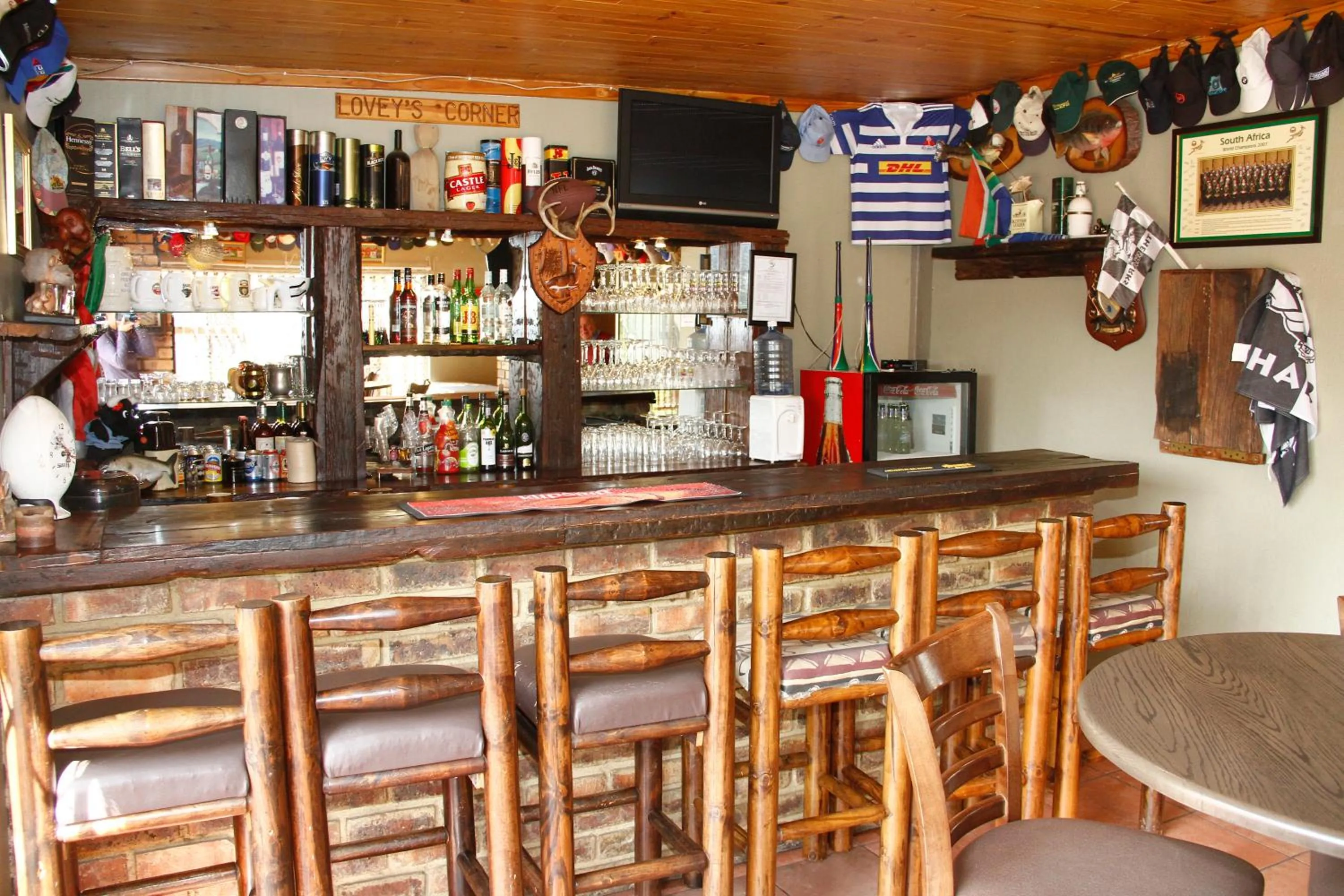 Lounge or bar in Kalahari Guest House