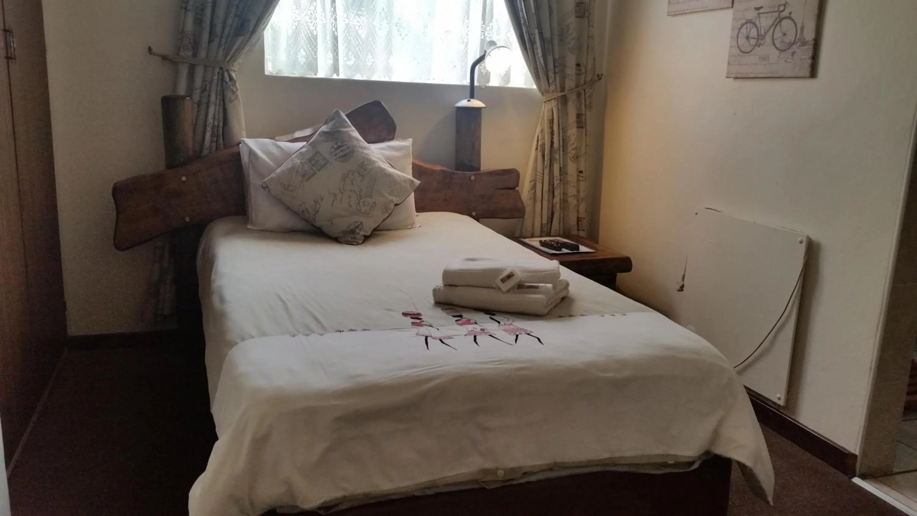 Bed in Kalahari Guest House