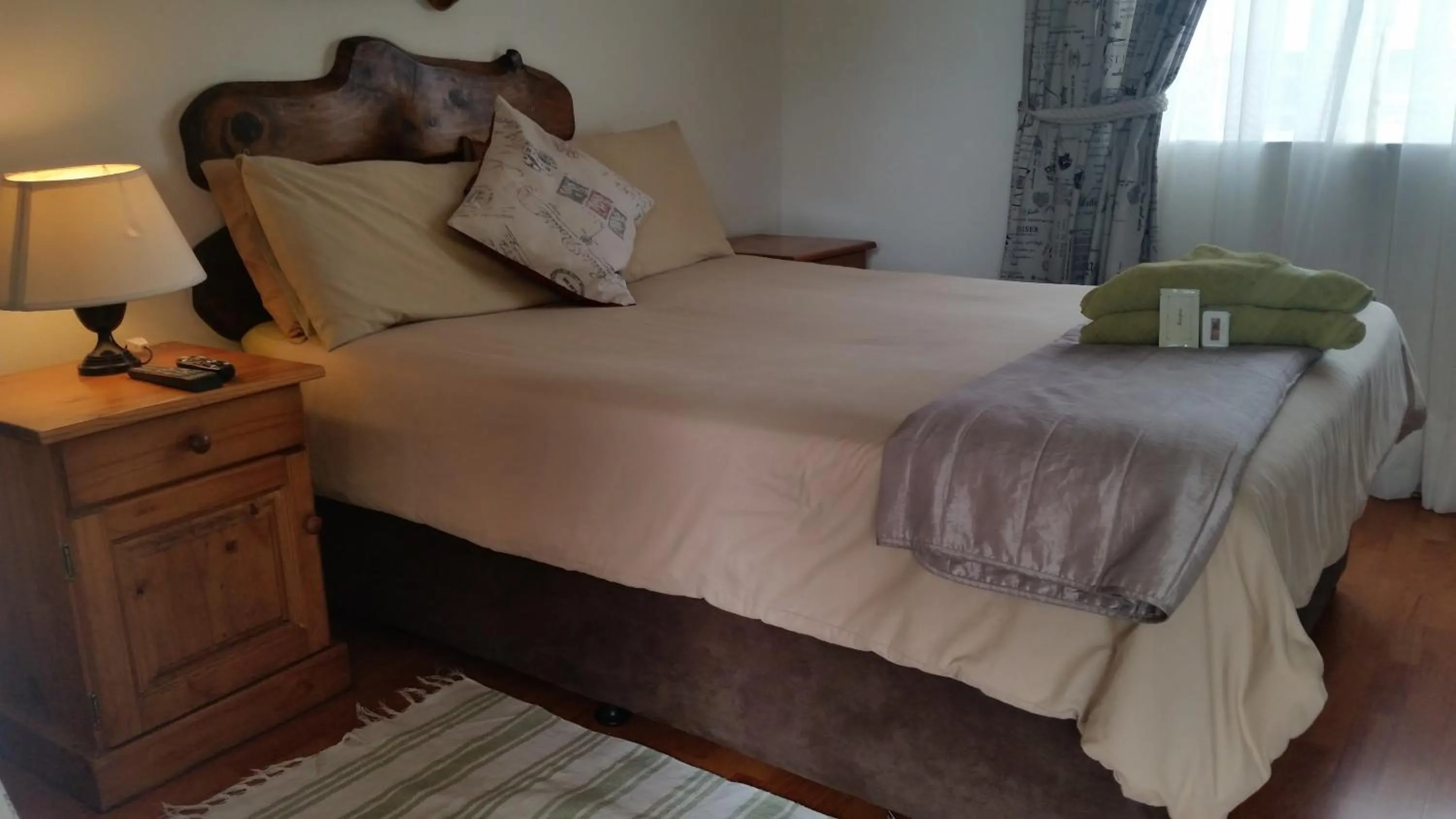 Bed in Kalahari Guest House