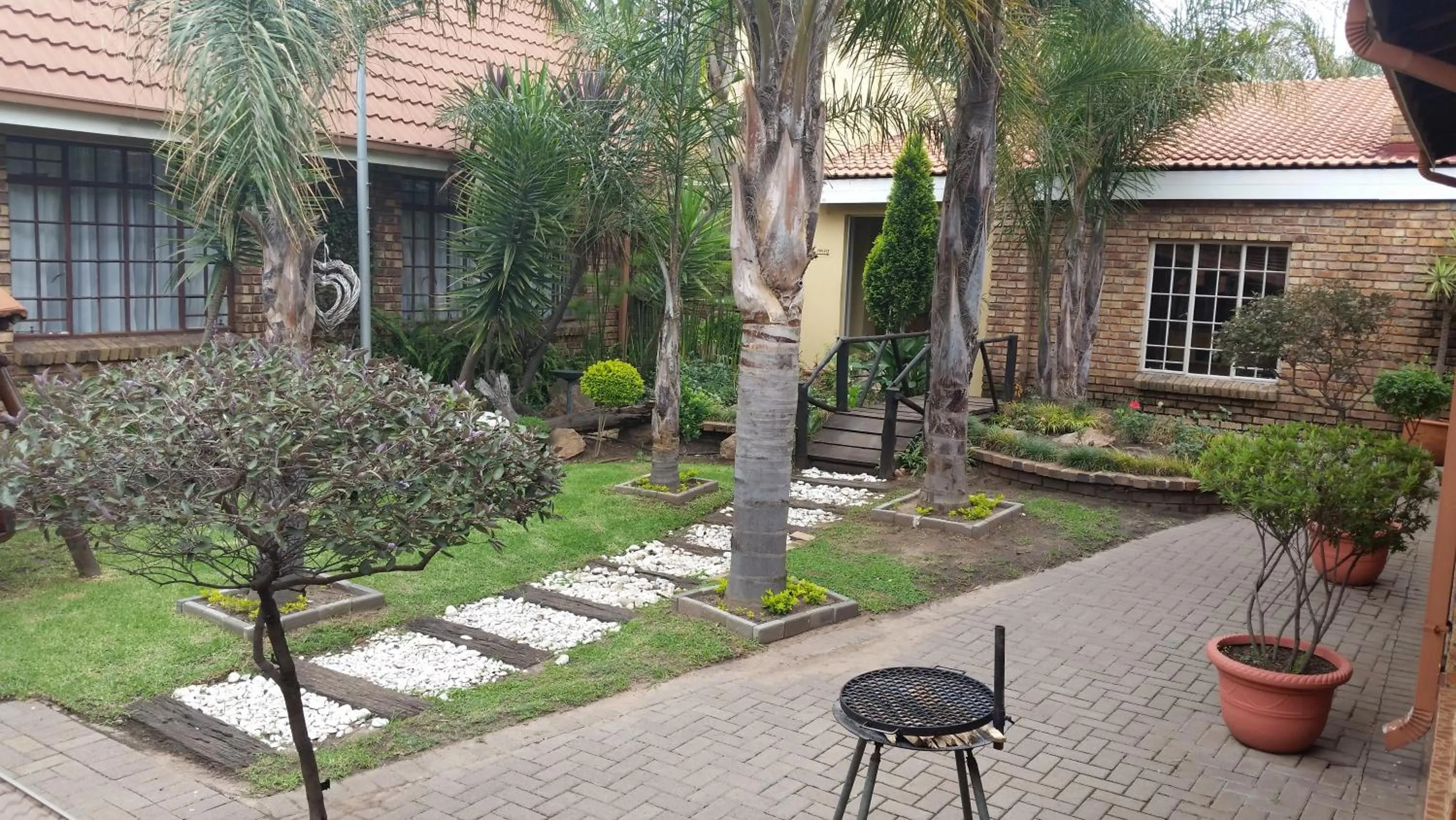 Garden view in Kalahari Guest House