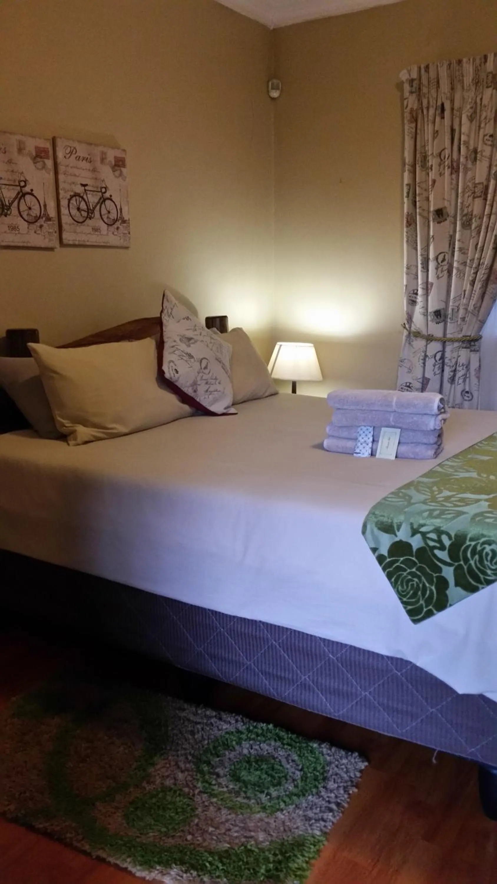 Bed in Kalahari Guest House