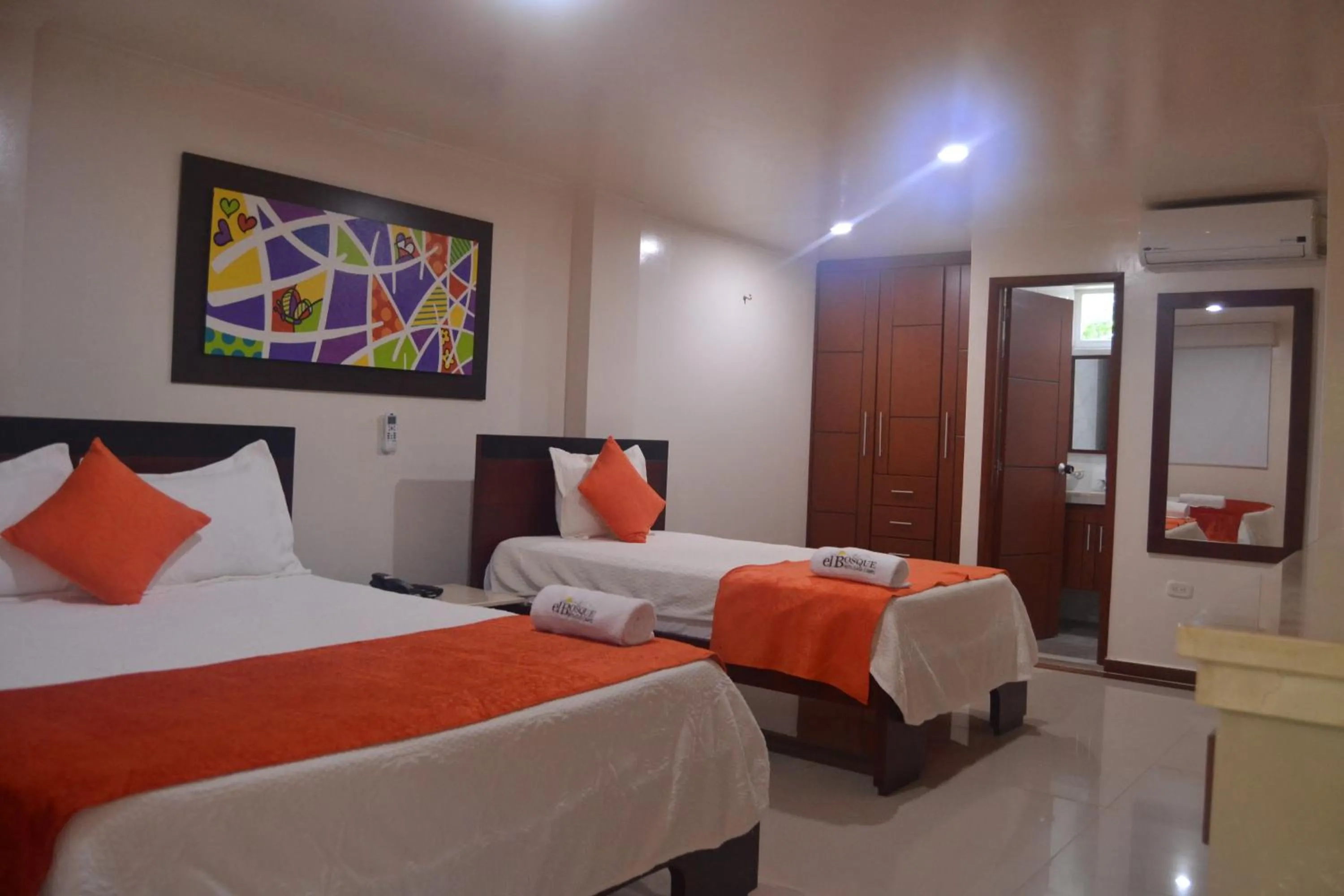 Bed in Hotel El Bosque Valledupar
