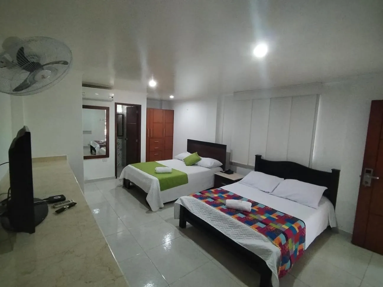 Bedroom, Bed in Hotel El Bosque Valledupar