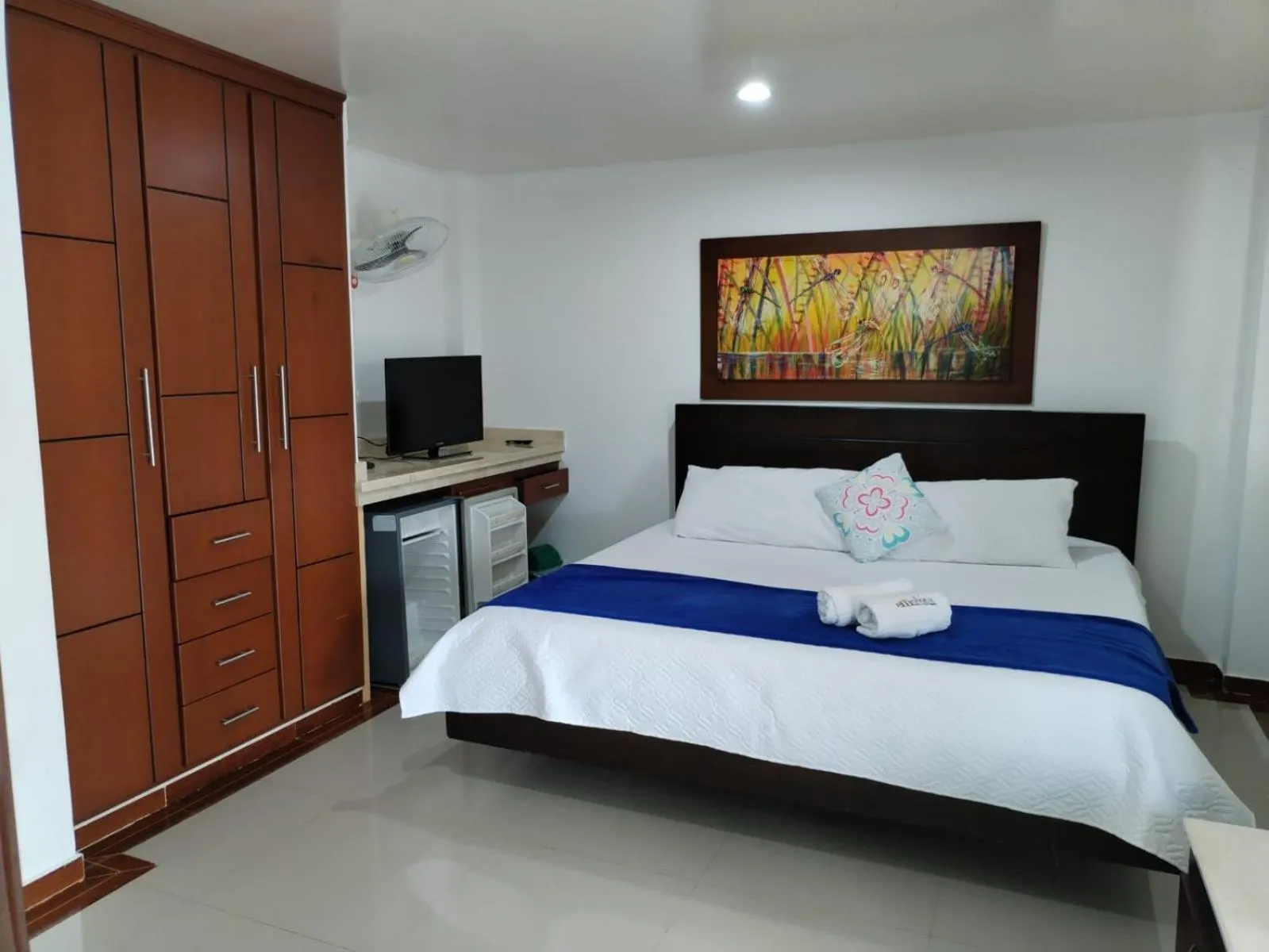 Bedroom, Bed in Hotel El Bosque Valledupar