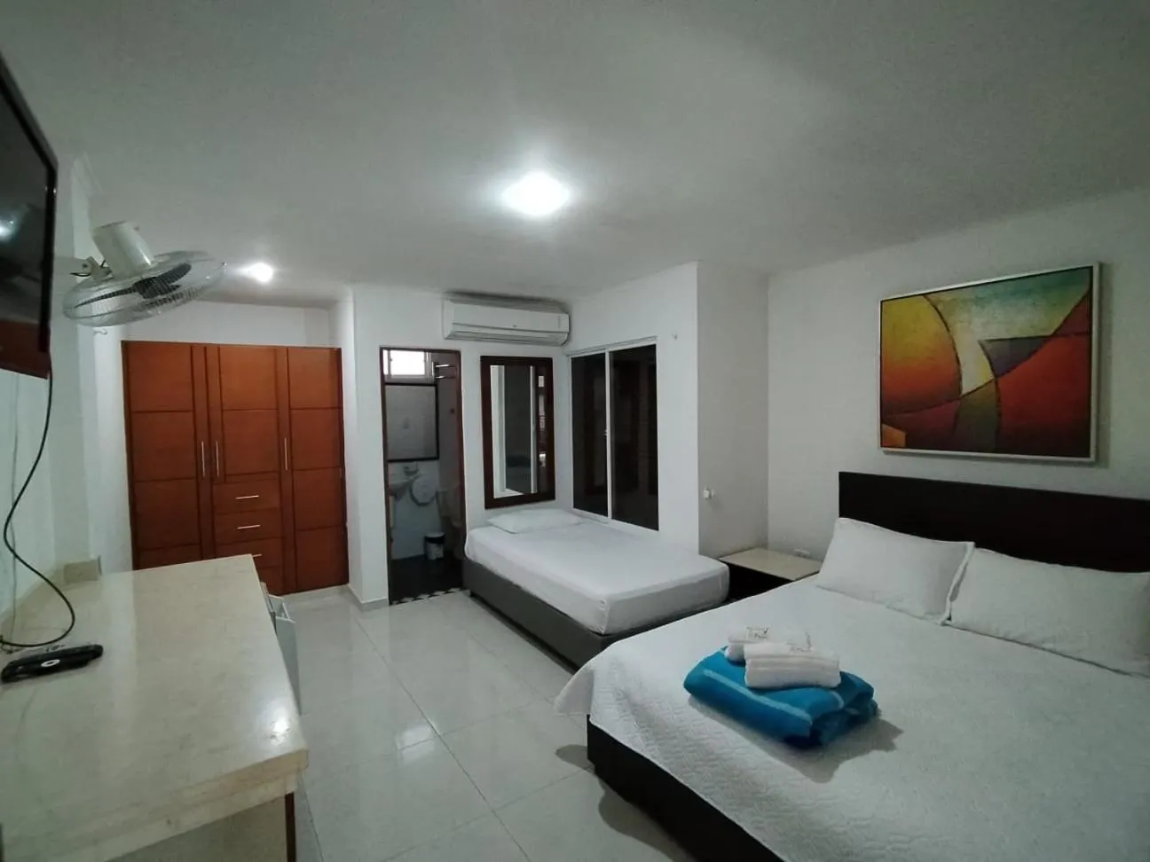 Bedroom, Bed in Hotel El Bosque Valledupar