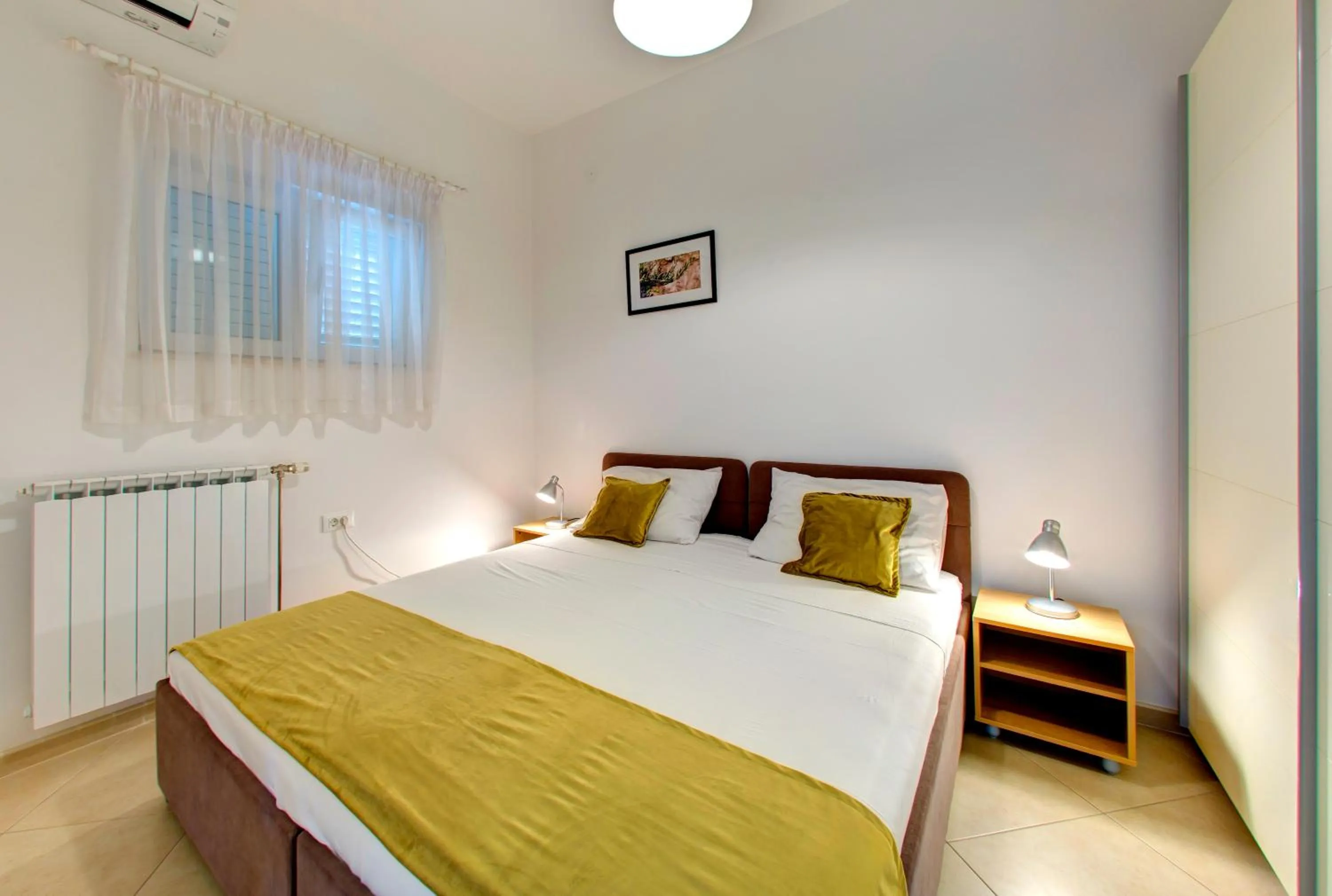 Bed in Villa Katarina Dubrovnik