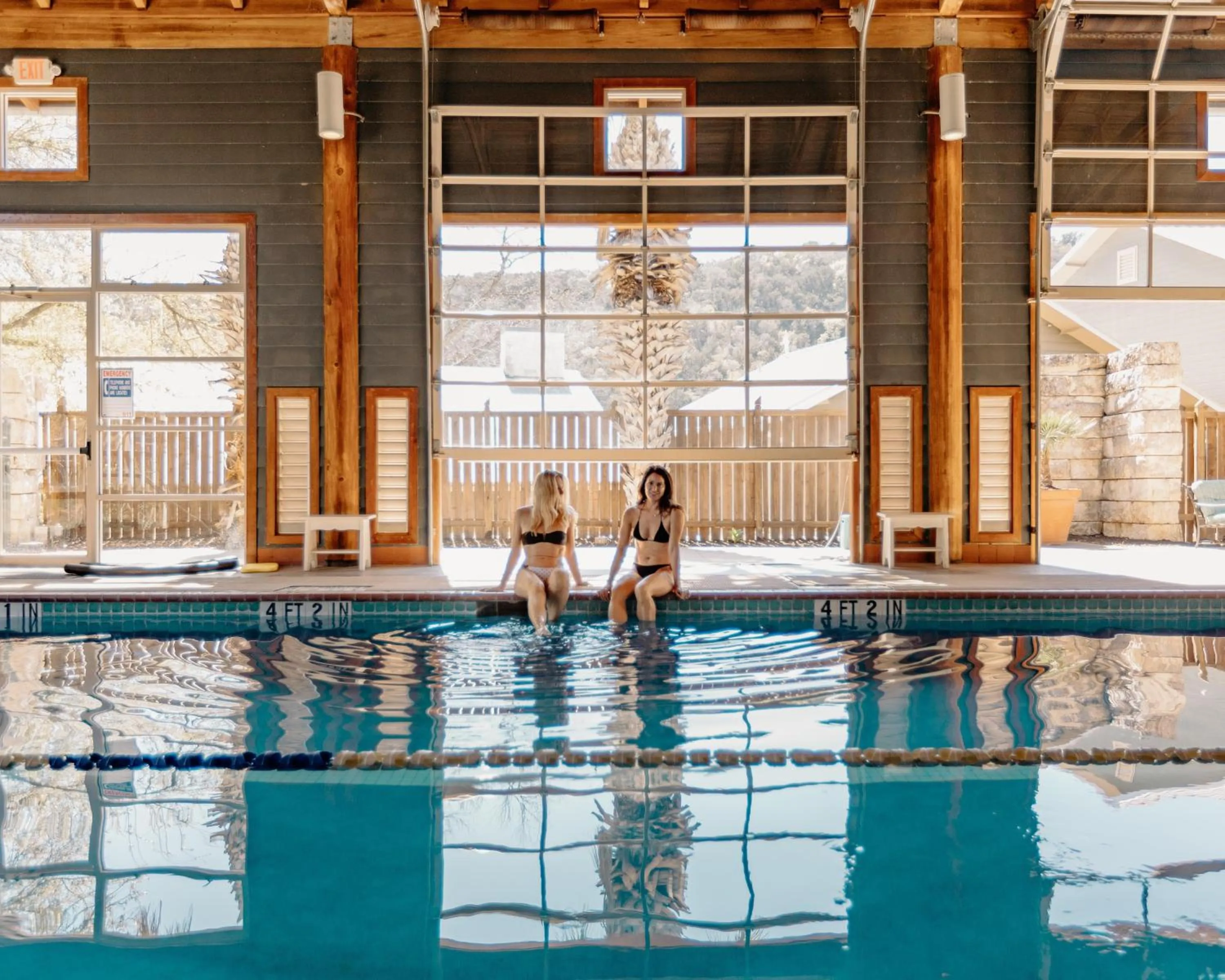 Pool view in Lake Austin Spa Resort - All Inclusive