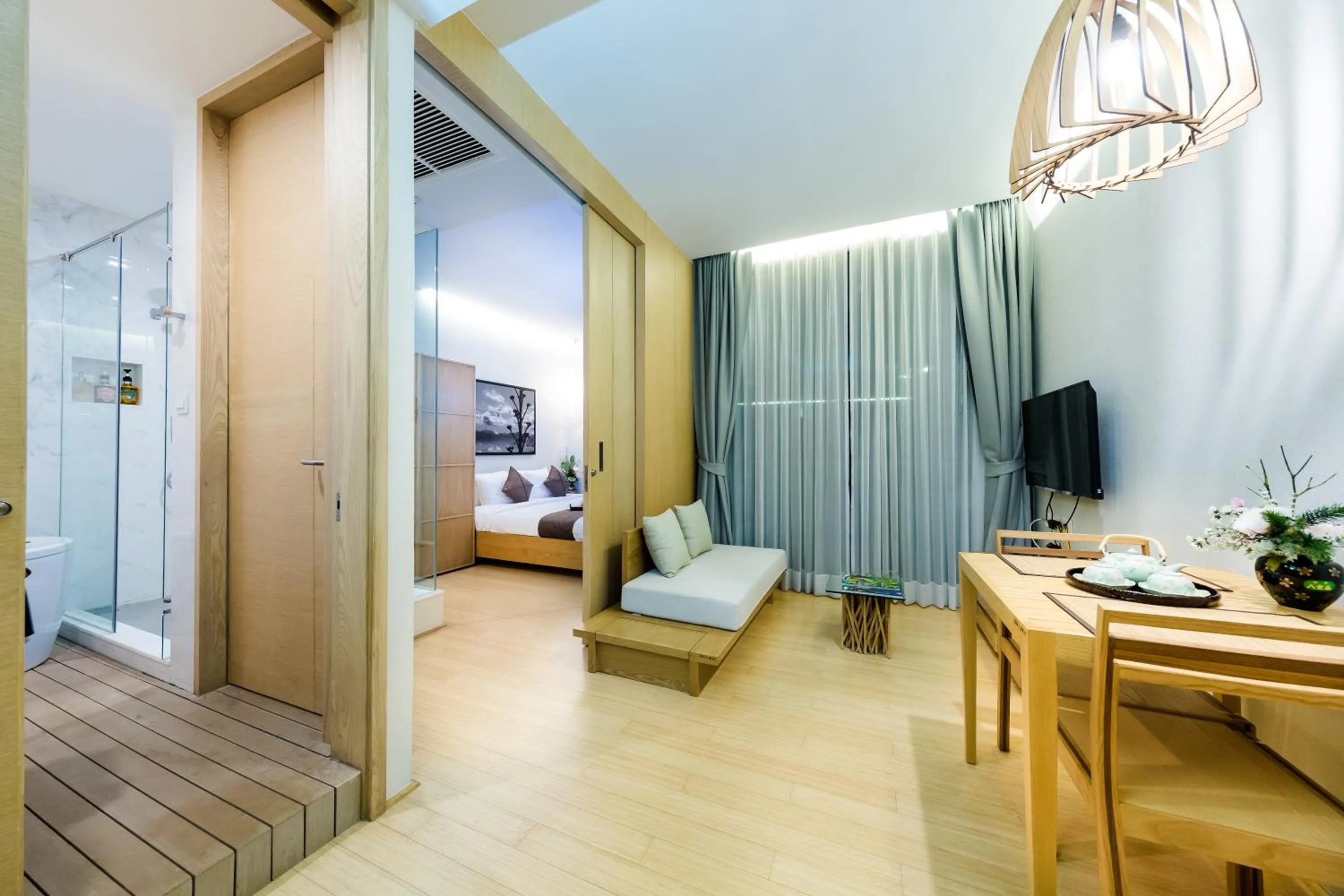 Living room in Zen Villa Khao Yai